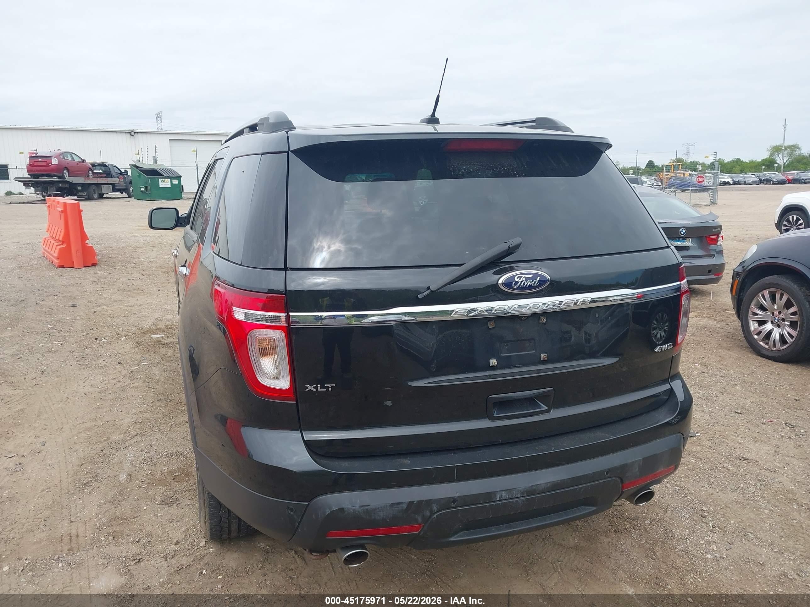 2014 Ford Explorer Xlt Black vin: 1FM5K8D86EGA84091