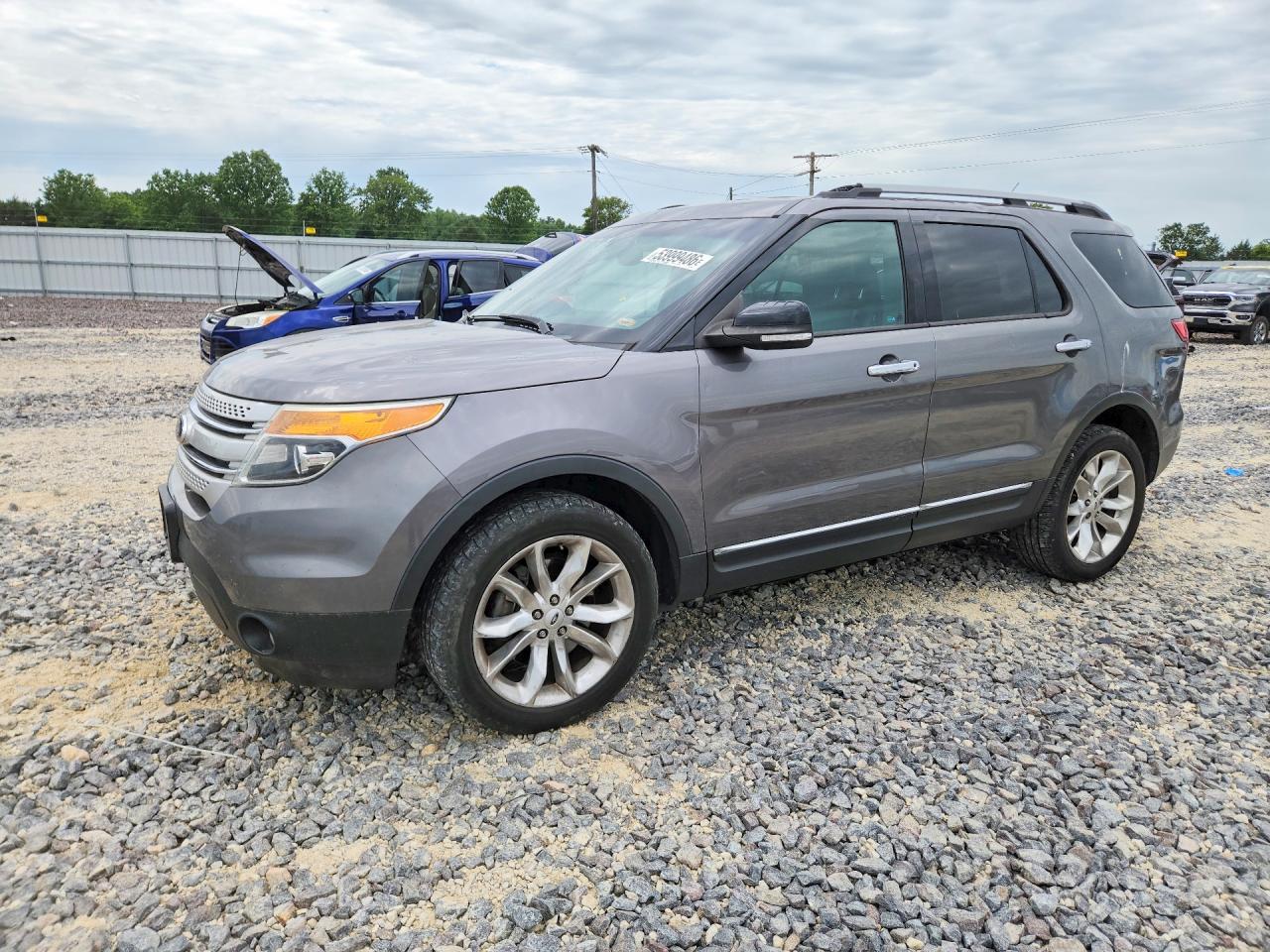 2014 Ford Explorer Xlt Gray vin: 1FM5K8D86EGA87010