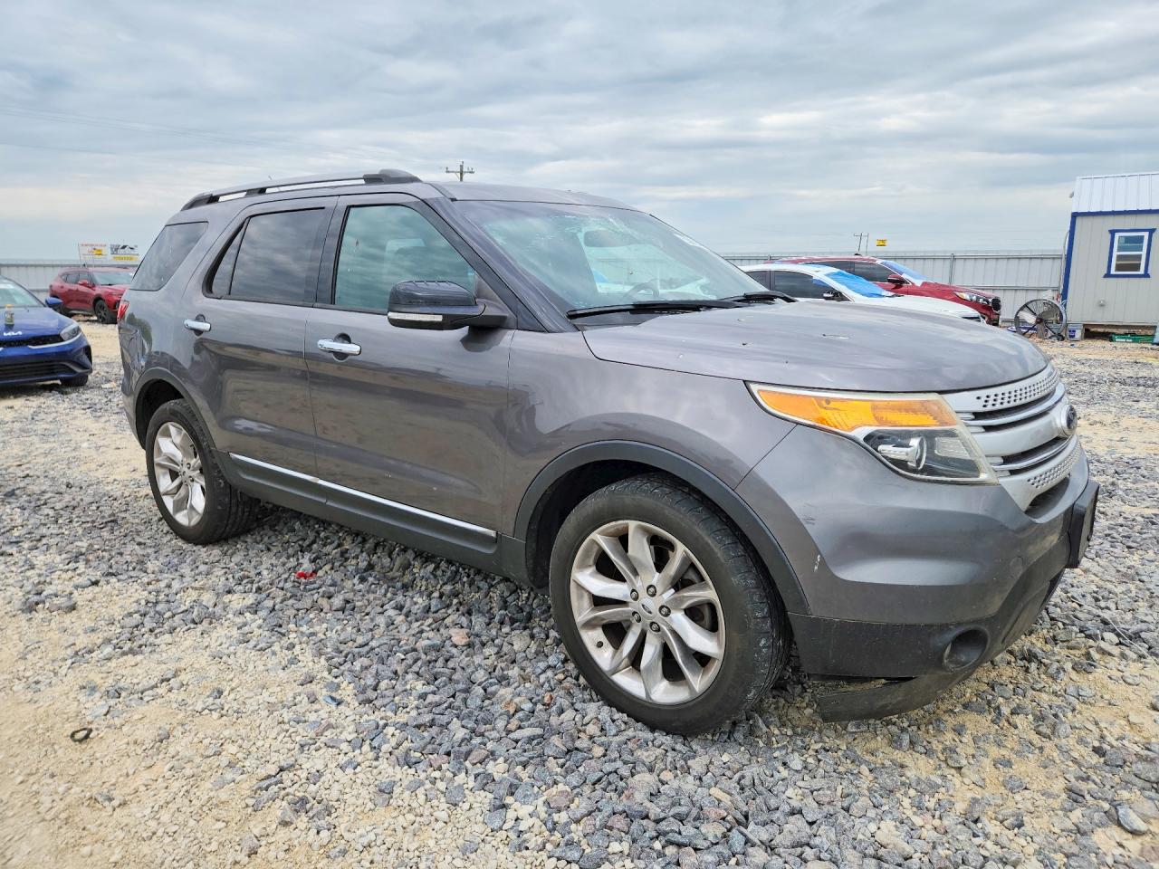 2014 Ford Explorer Xlt Gray vin: 1FM5K8D86EGA87010