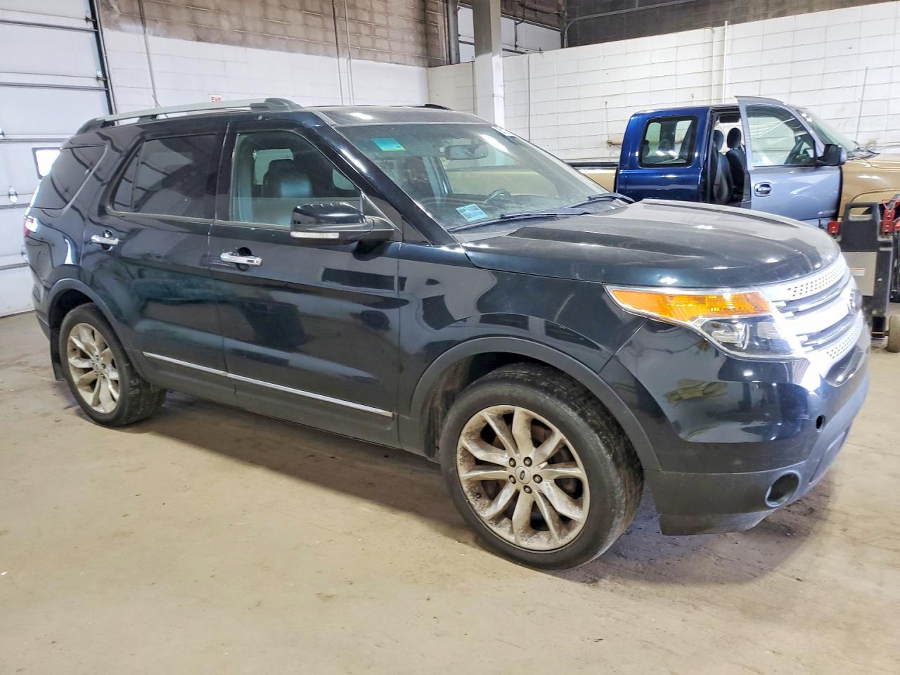 2014 Ford Explorer Xlt Blue vin: 1FM5K8D86EGB89990