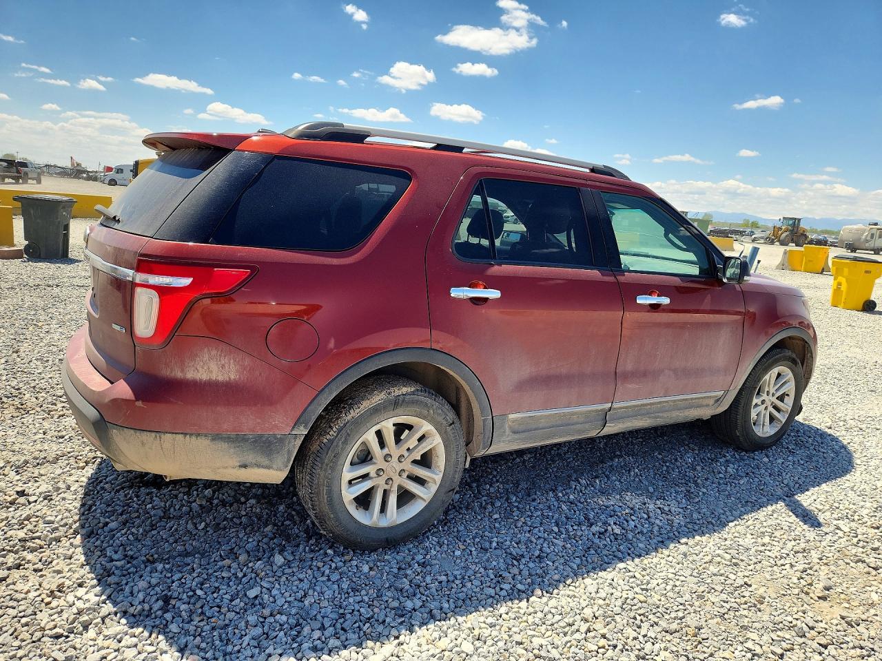 2014 Ford Explorer Xlt Burgundy vin: 1FM5K8D86EGC50495