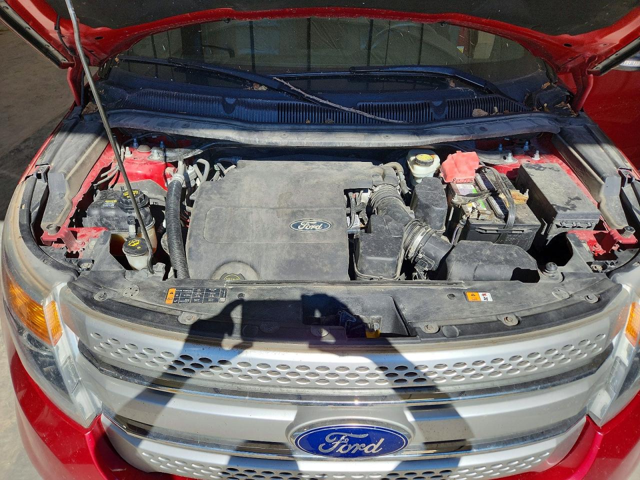 2015 Ford Explorer Xlt Красный vin: 1FM5K8D86FGA03379