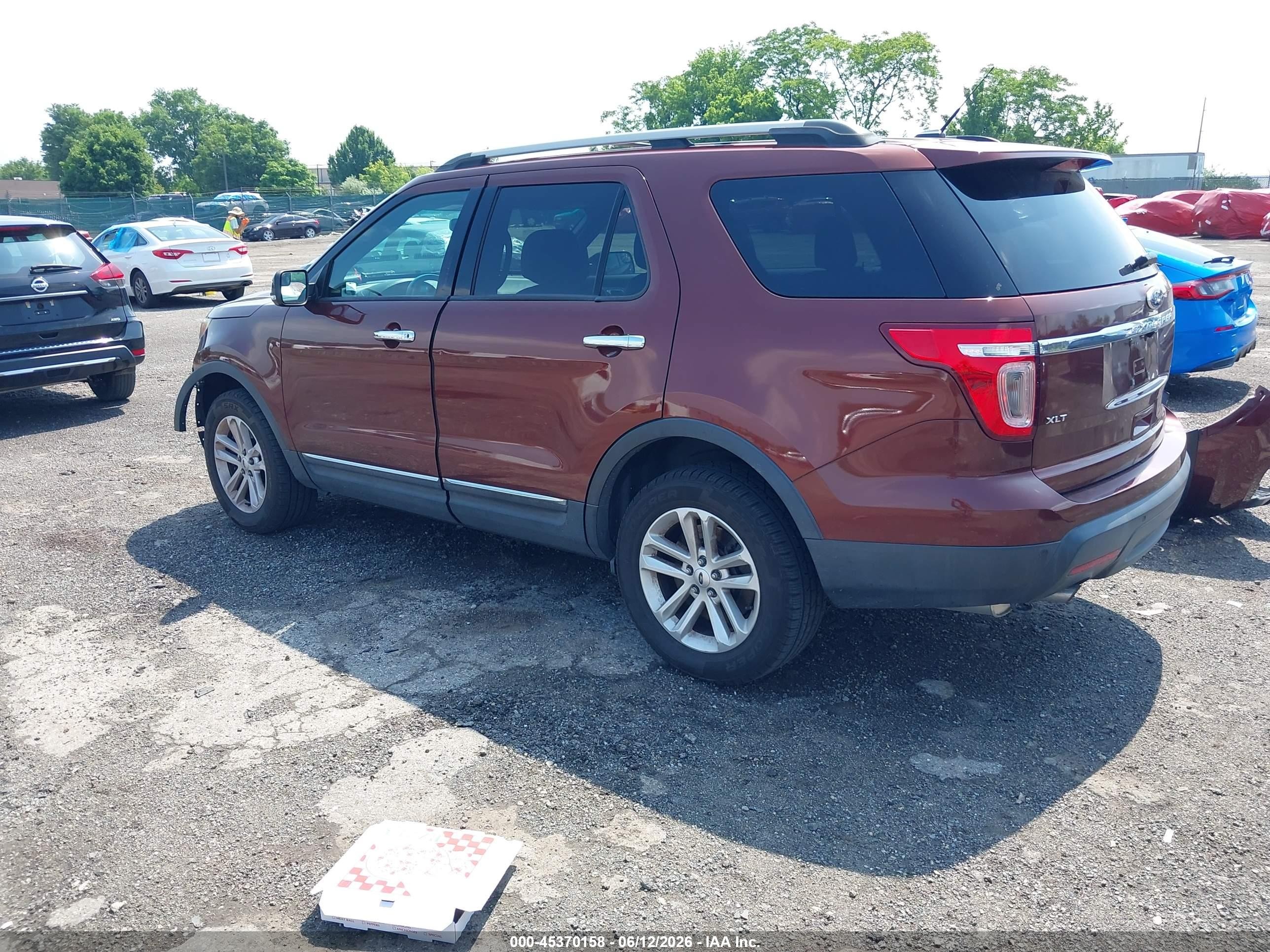 2015 Ford Explorer Xlt Orange vin: 1FM5K8D86FGA11742
