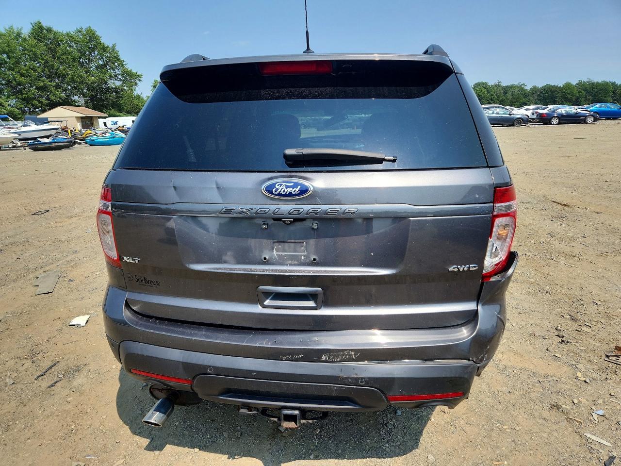 2015 Ford Explorer Xlt Серый vin: 1FM5K8D86FGA11773