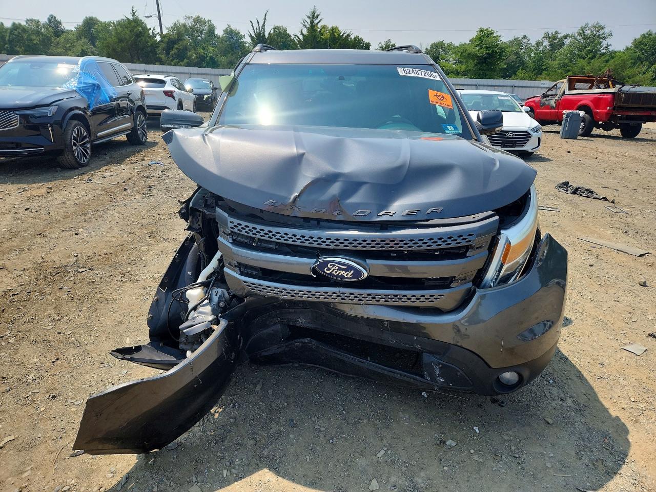 2015 Ford Explorer Xlt Серый vin: 1FM5K8D86FGA11773