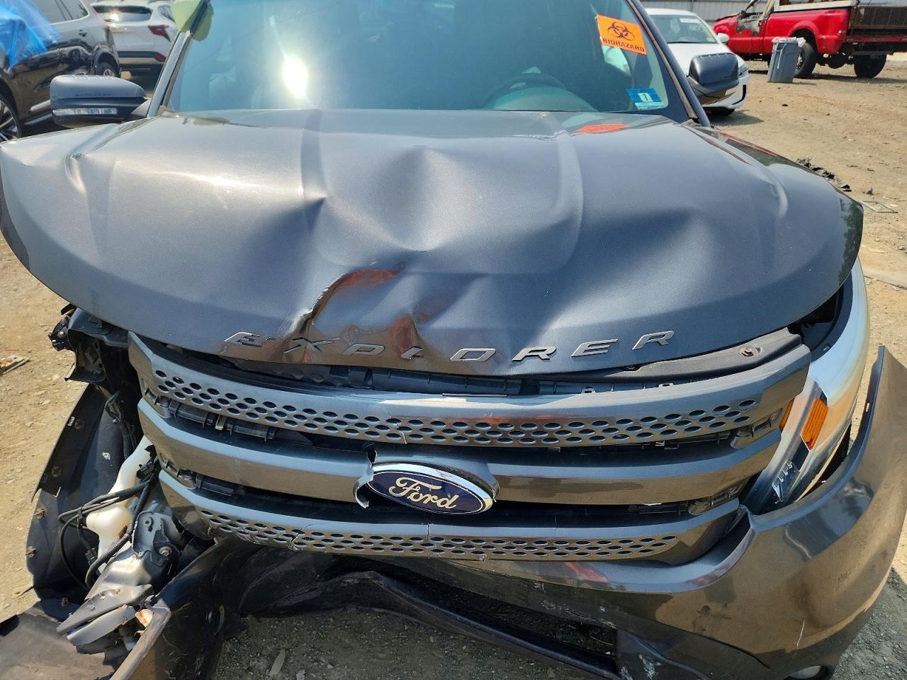2015 Ford Explorer Xlt Серый vin: 1FM5K8D86FGA11773
