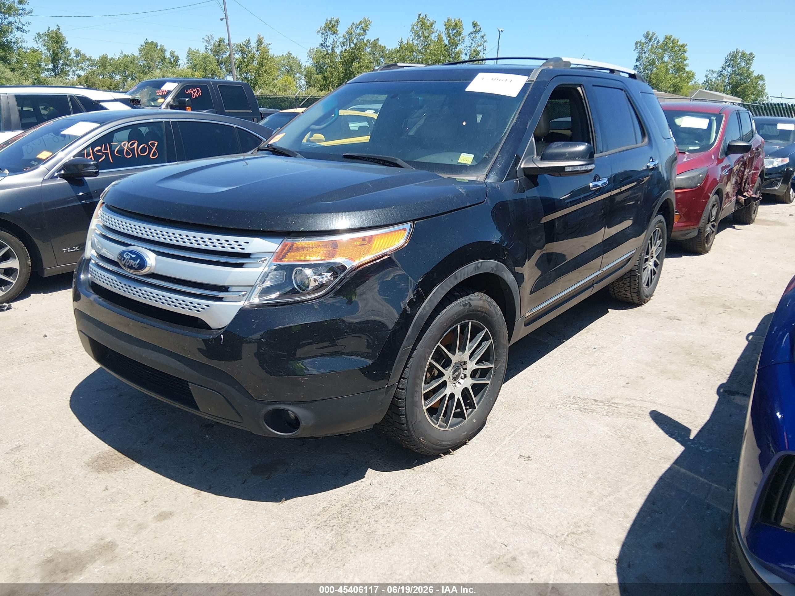2015 Ford Explorer Xlt Black vin: 1FM5K8D86FGA21963