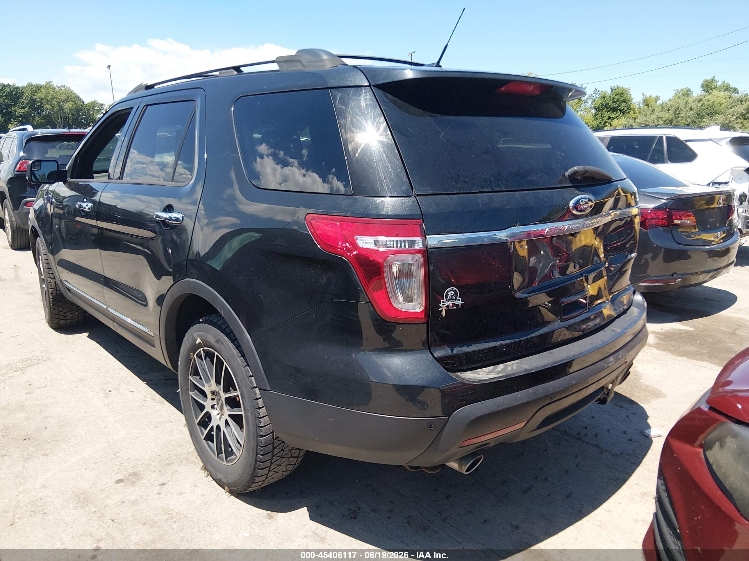 2015 Ford Explorer Xlt Black vin: 1FM5K8D86FGA21963