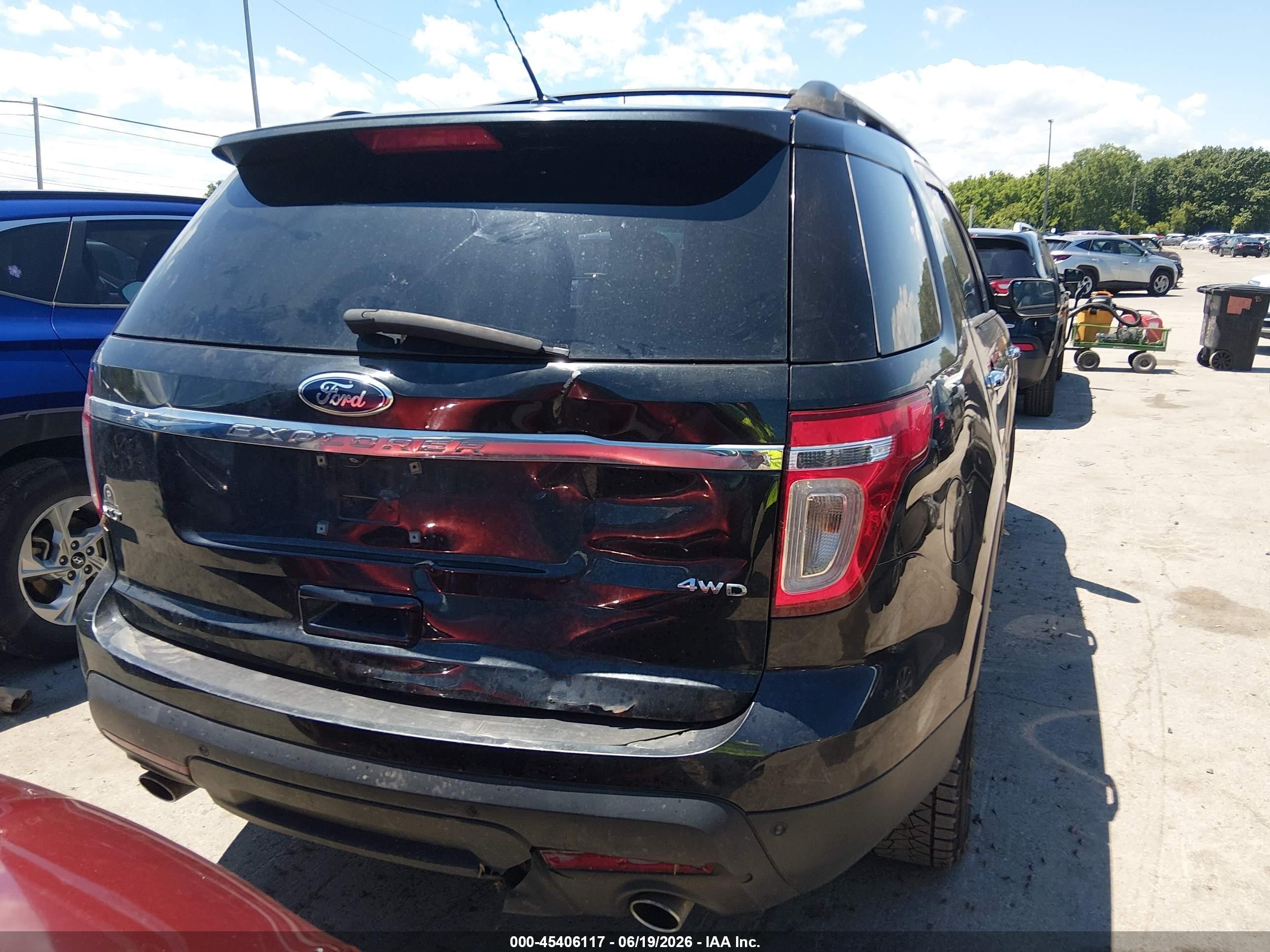2015 Ford Explorer Xlt Black vin: 1FM5K8D86FGA21963