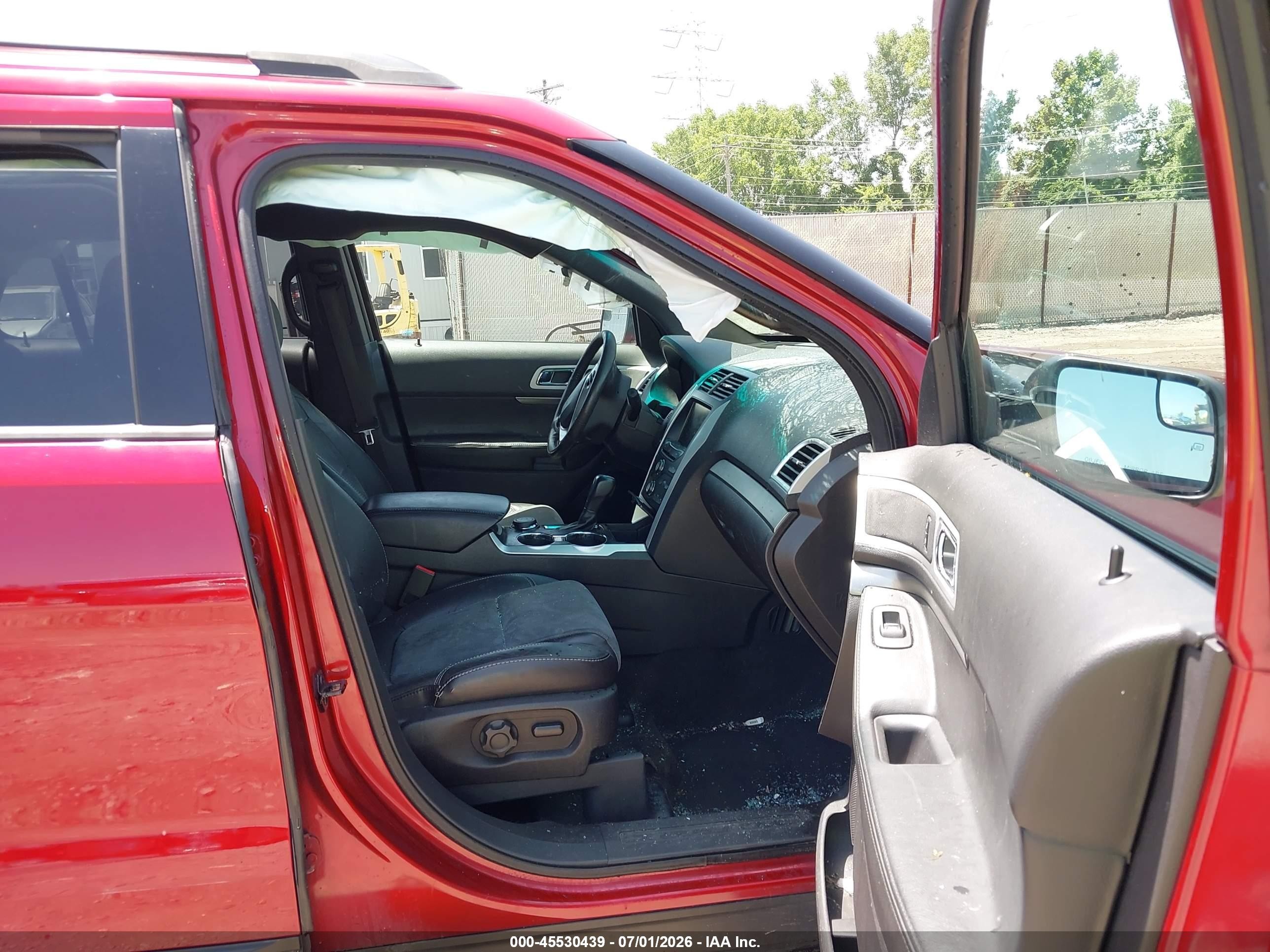 2015 Ford Explorer Xlt Red vin: 1FM5K8D86FGA25401
