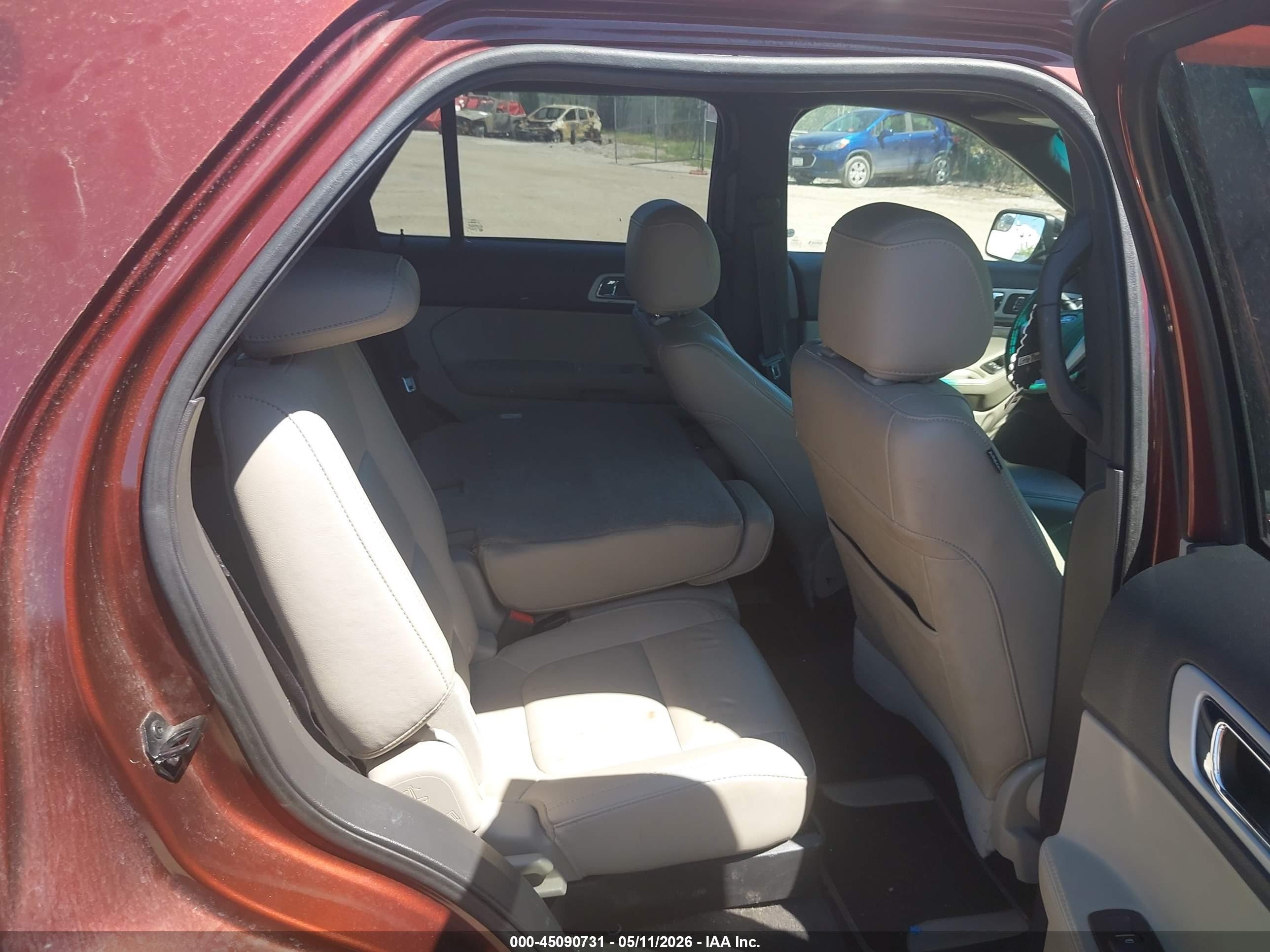 2015 Ford Explorer Xlt Burgundy vin: 1FM5K8D86FGA39881