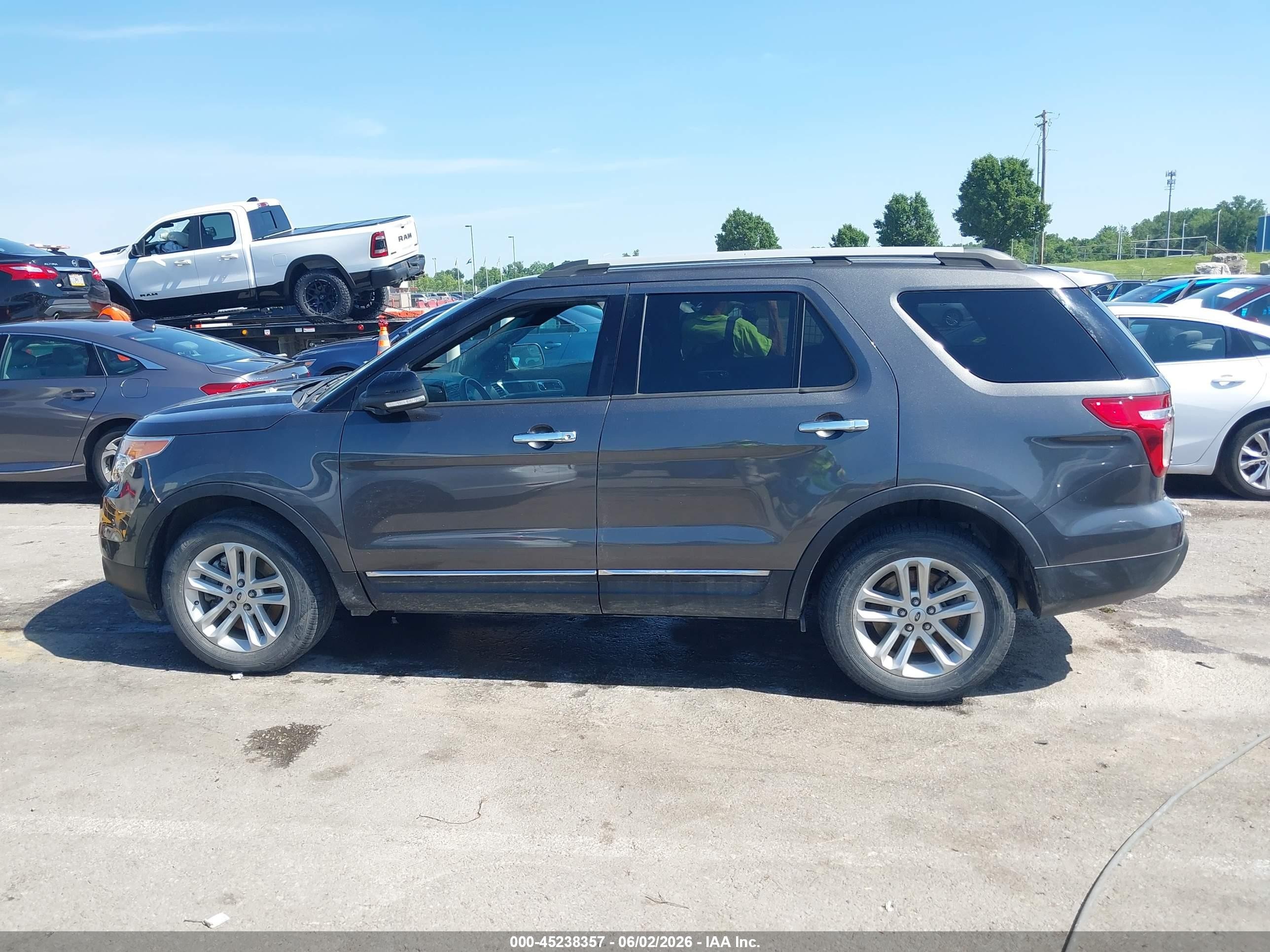 2015 Ford Explorer Xlt Gray vin: 1FM5K8D86FGA86182