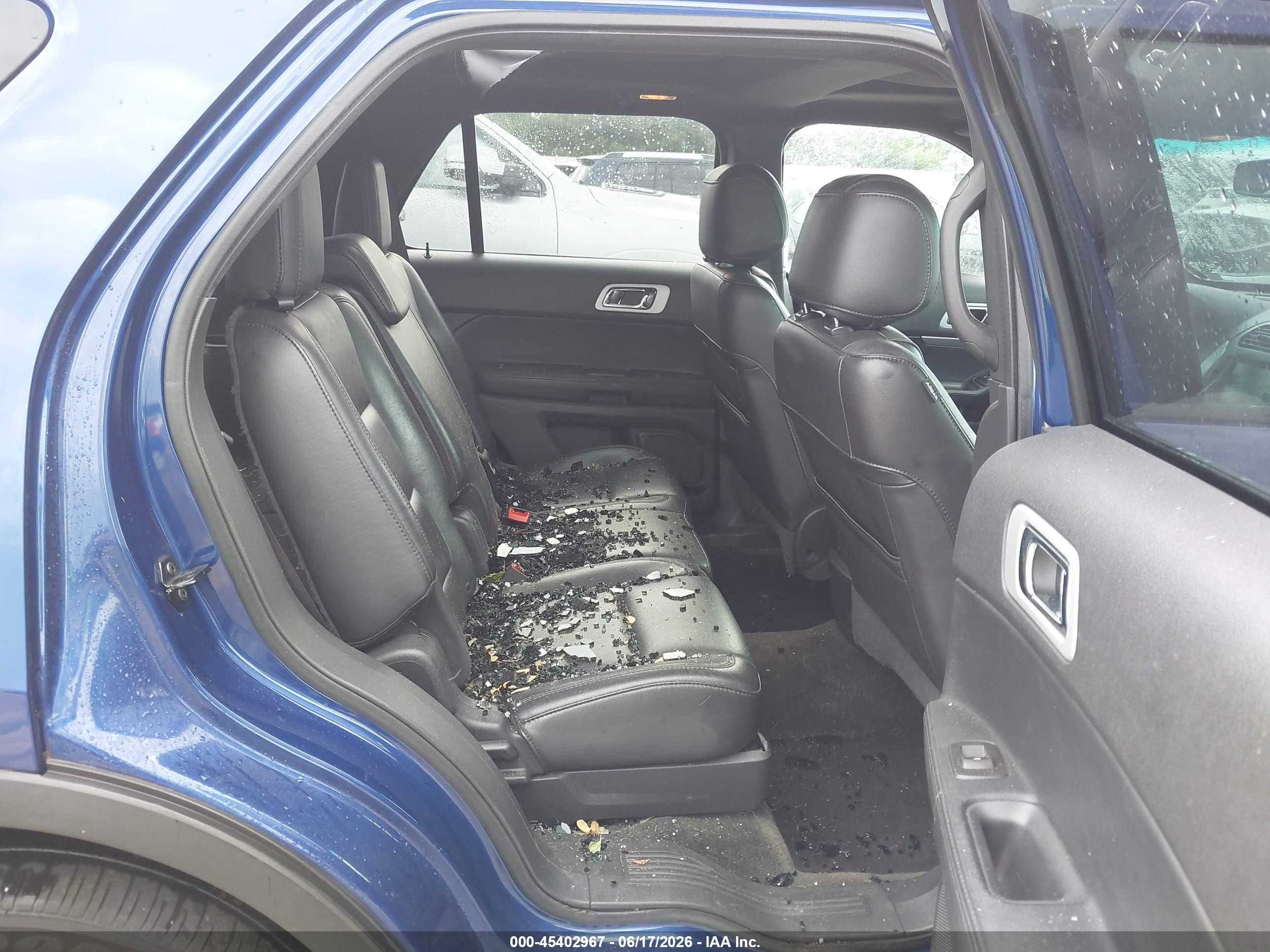 2015 Ford Explorer Xlt Blue vin: 1FM5K8D86FGB09654