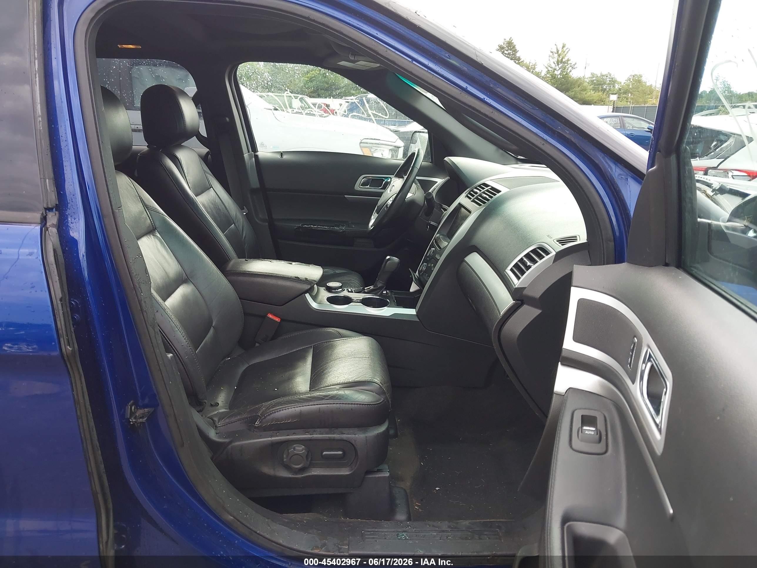 2015 Ford Explorer Xlt Blue vin: 1FM5K8D86FGB09654