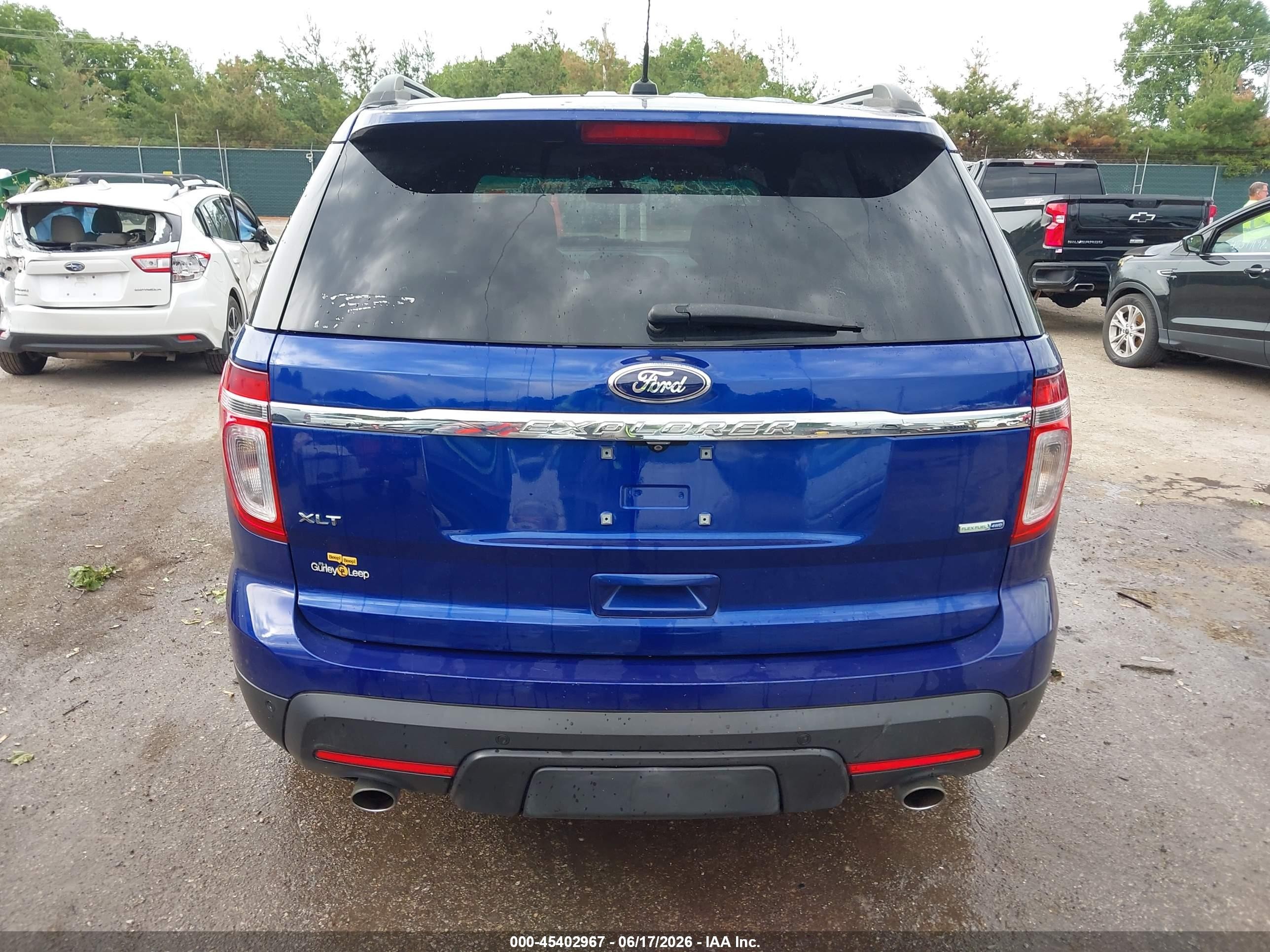 2015 Ford Explorer Xlt Blue vin: 1FM5K8D86FGB09654