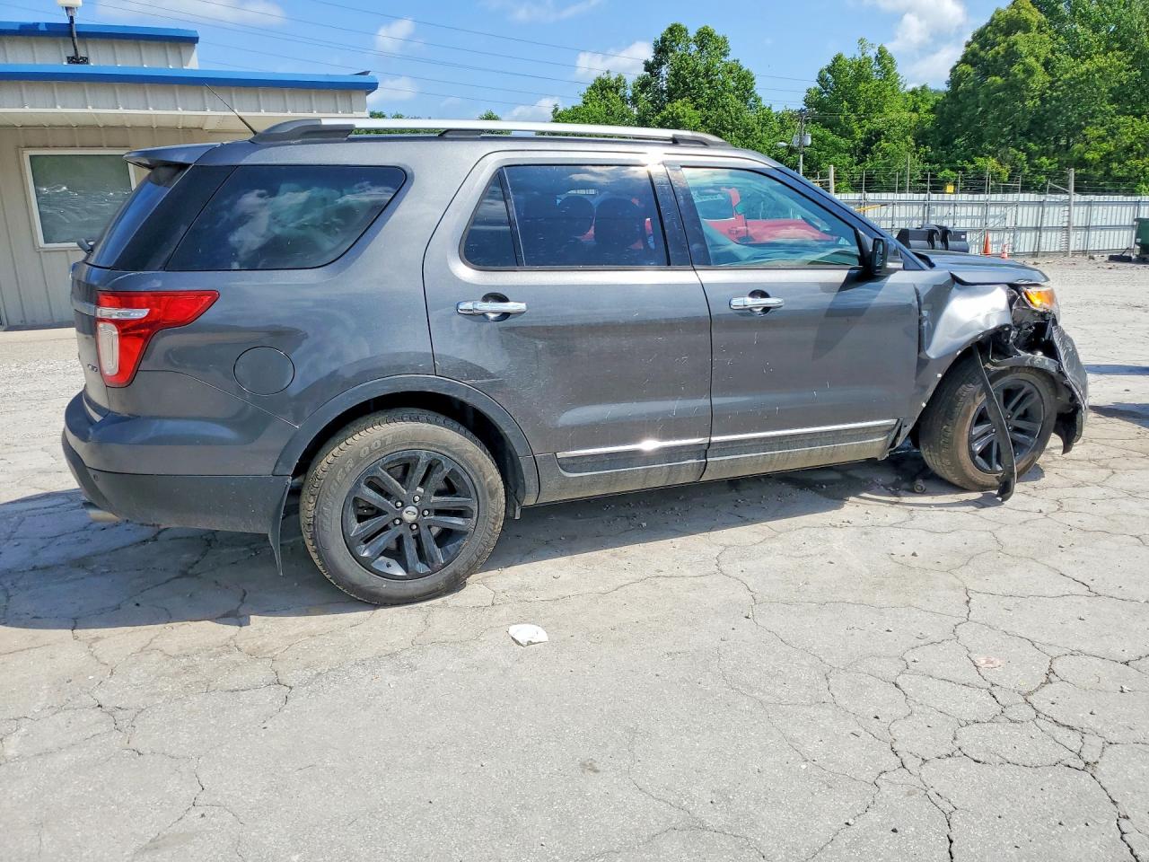 2015 Ford Explorer Xlt Gray vin: 1FM5K8D86FGB16748