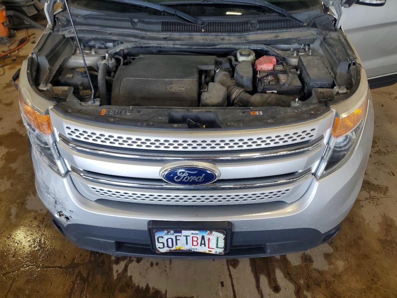 2015 Ford Explorer Xlt Silver vin: 1FM5K8D86FGB16779