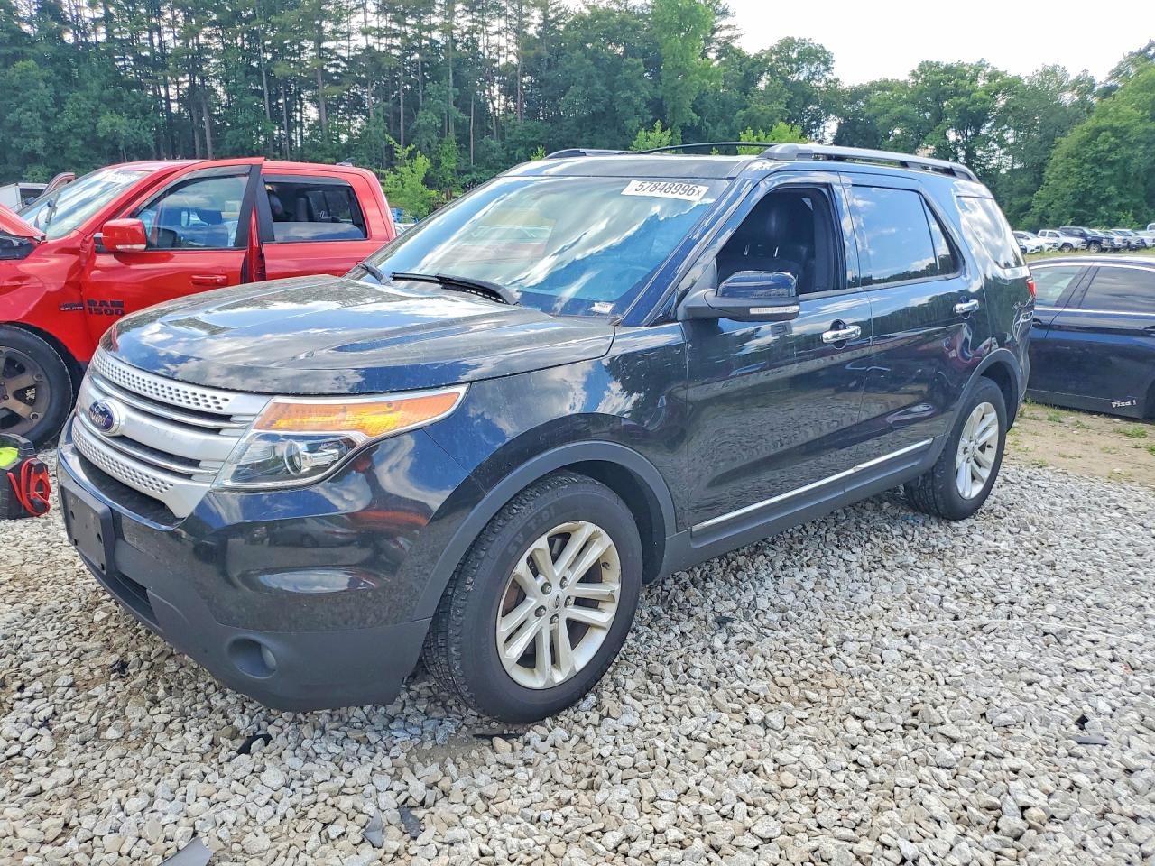 2015 Ford Explorer Xlt Black vin: 1FM5K8D86FGB21609
