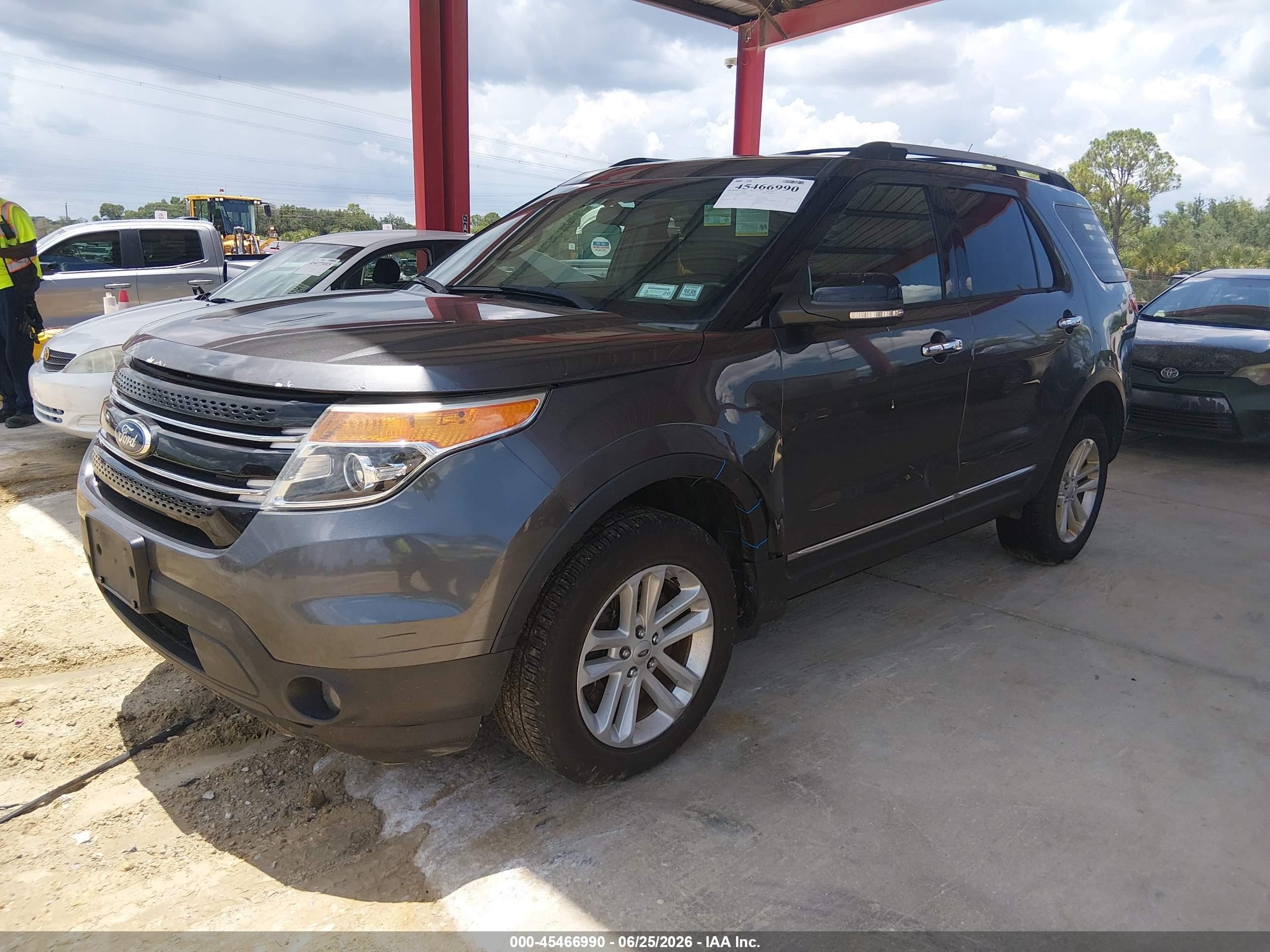 2015 Ford Explorer Xlt Gray vin: 1FM5K8D86FGB28981