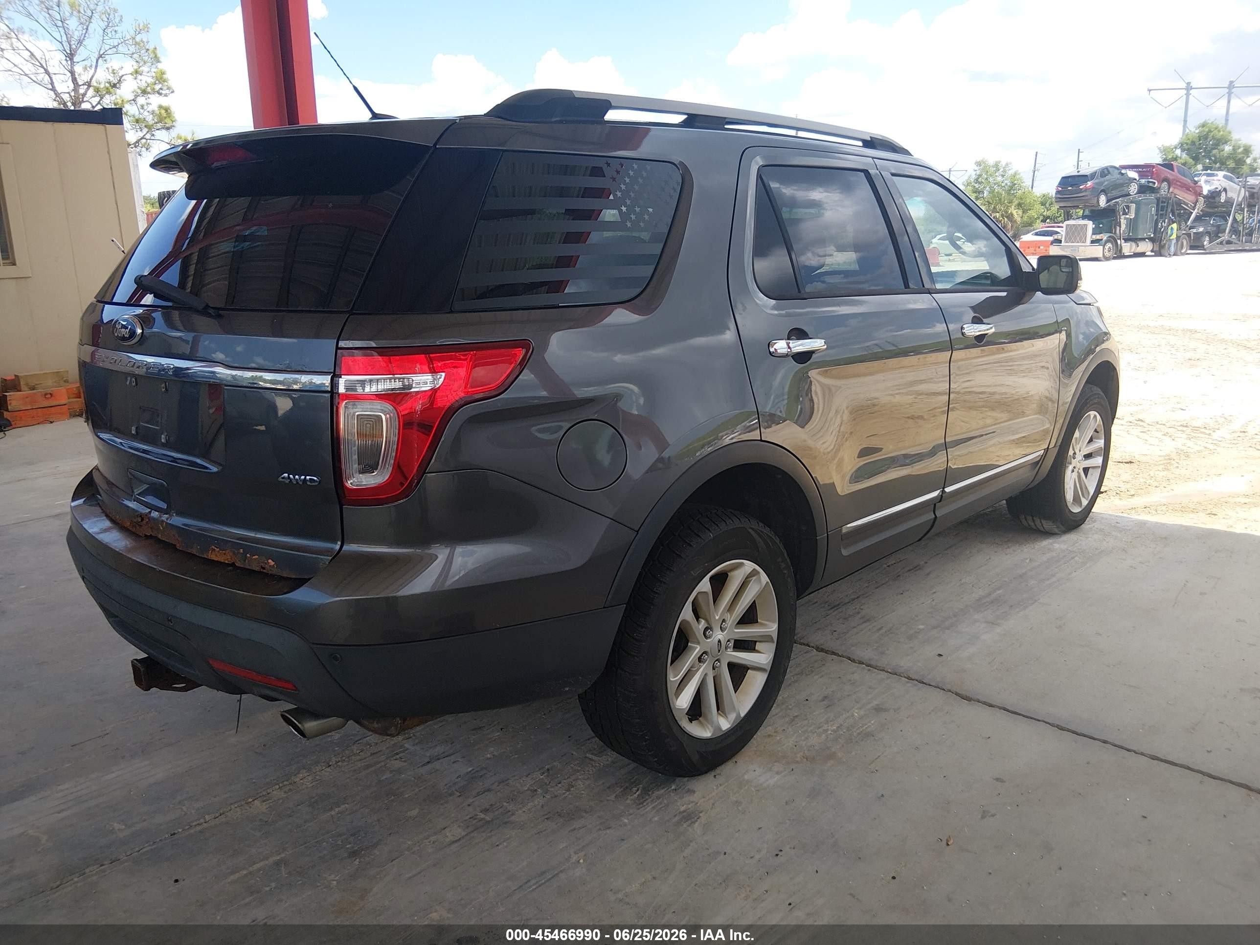 2015 Ford Explorer Xlt Gray vin: 1FM5K8D86FGB28981