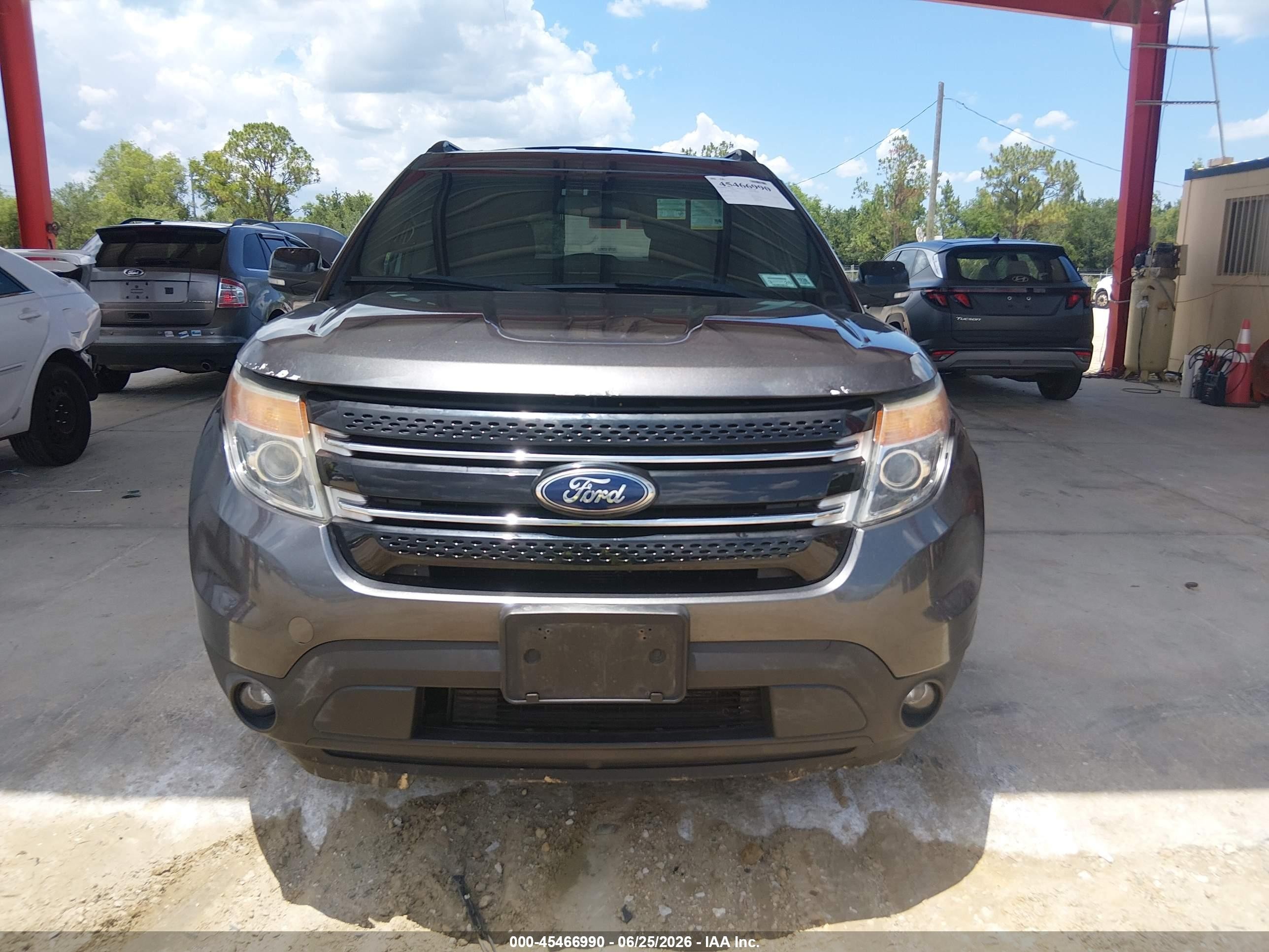 2015 Ford Explorer Xlt Gray vin: 1FM5K8D86FGB28981