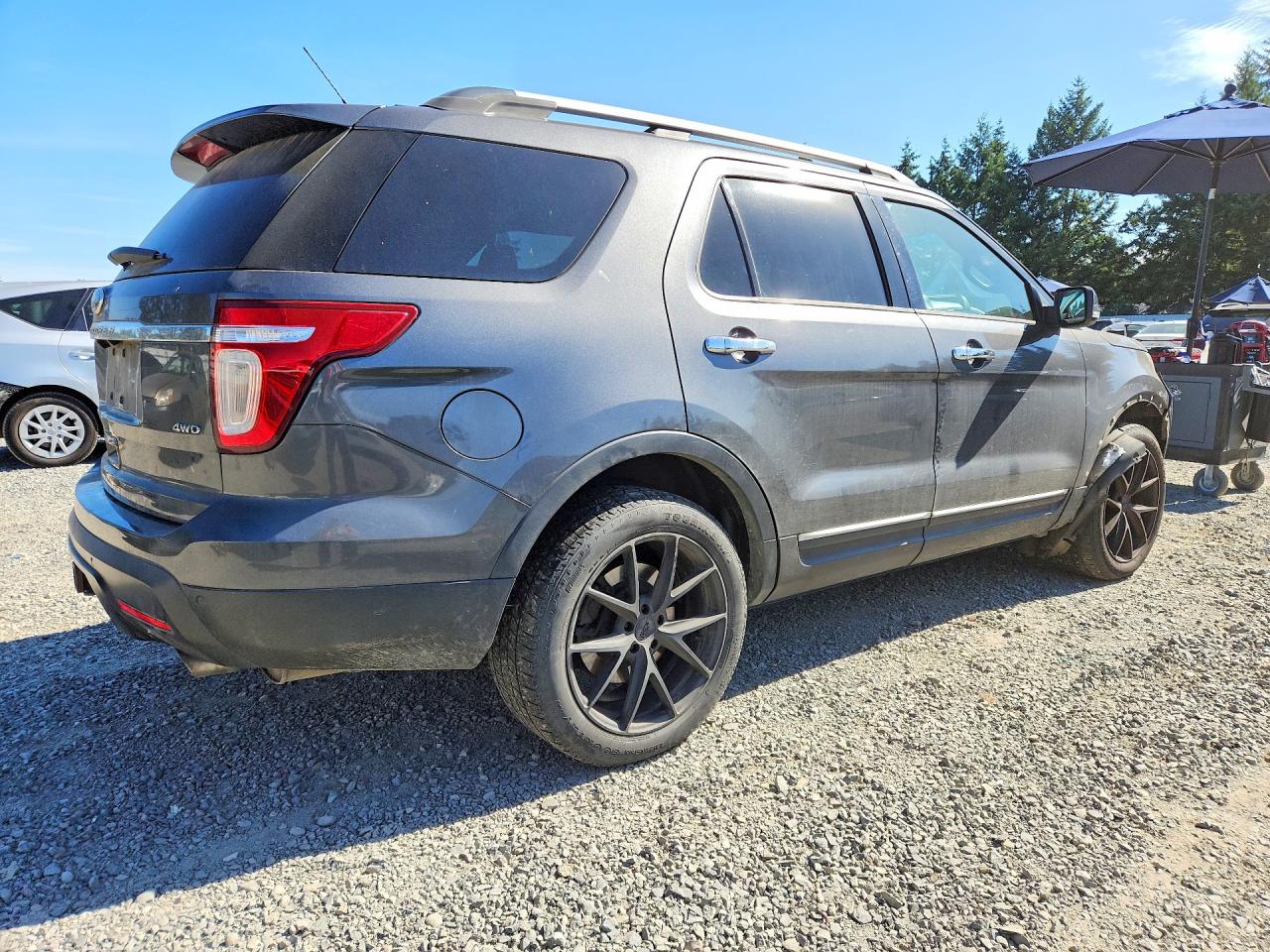 2015 Ford Explorer Xlt Gray vin: 1FM5K8D86FGB50964