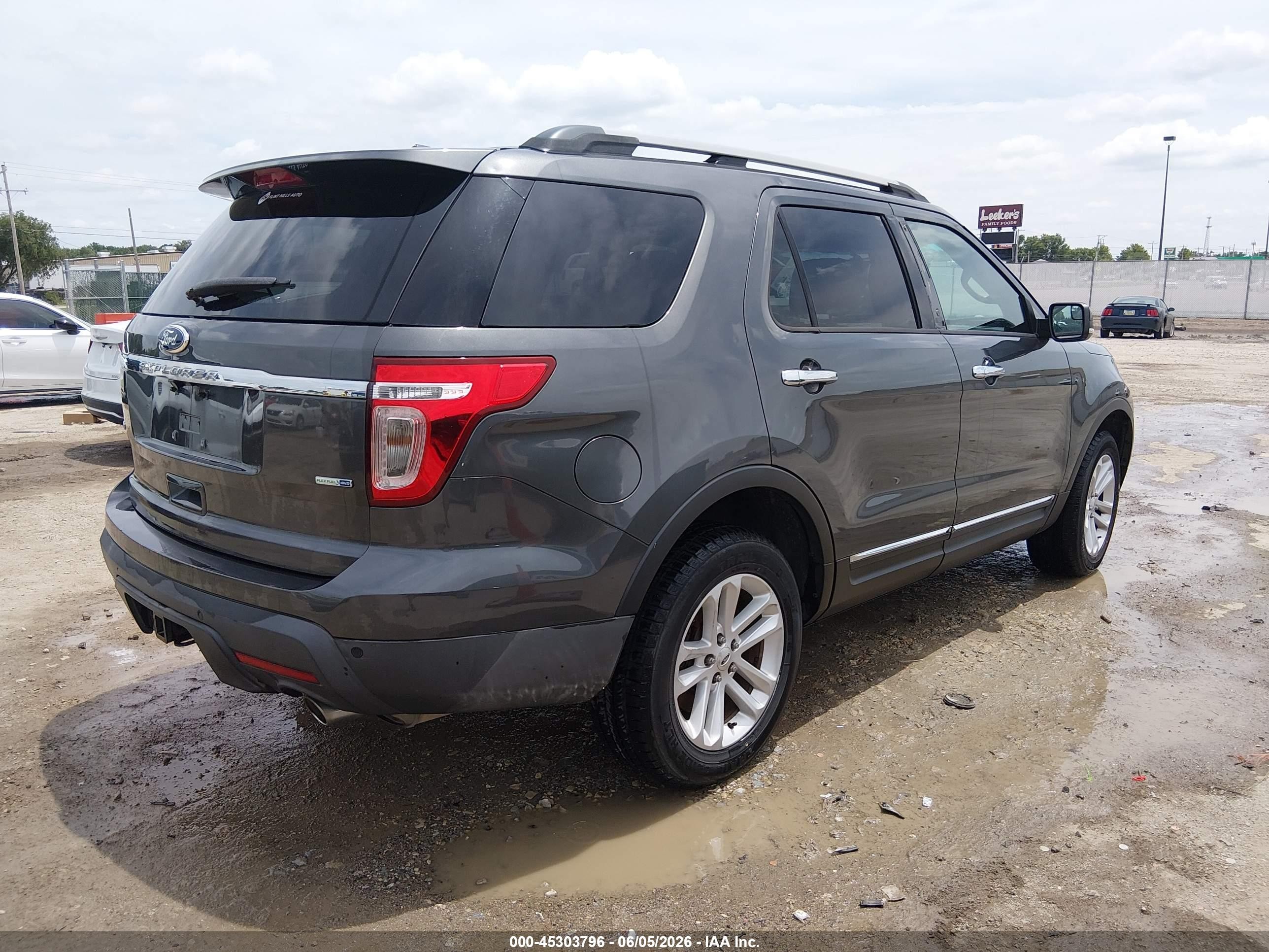 2015 Ford Explorer Xlt Gray vin: 1FM5K8D86FGB78439