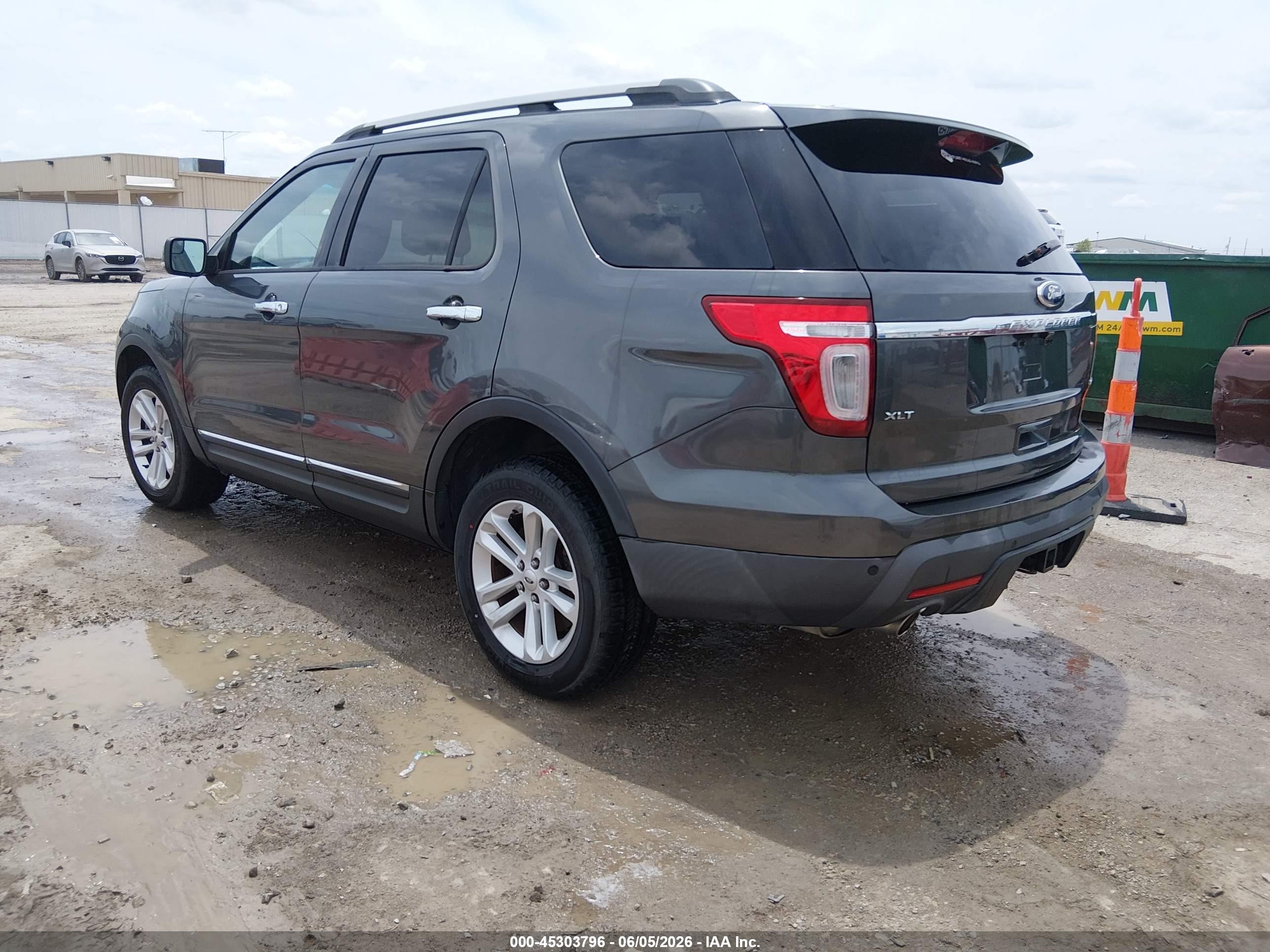 2015 Ford Explorer Xlt Gray vin: 1FM5K8D86FGB78439