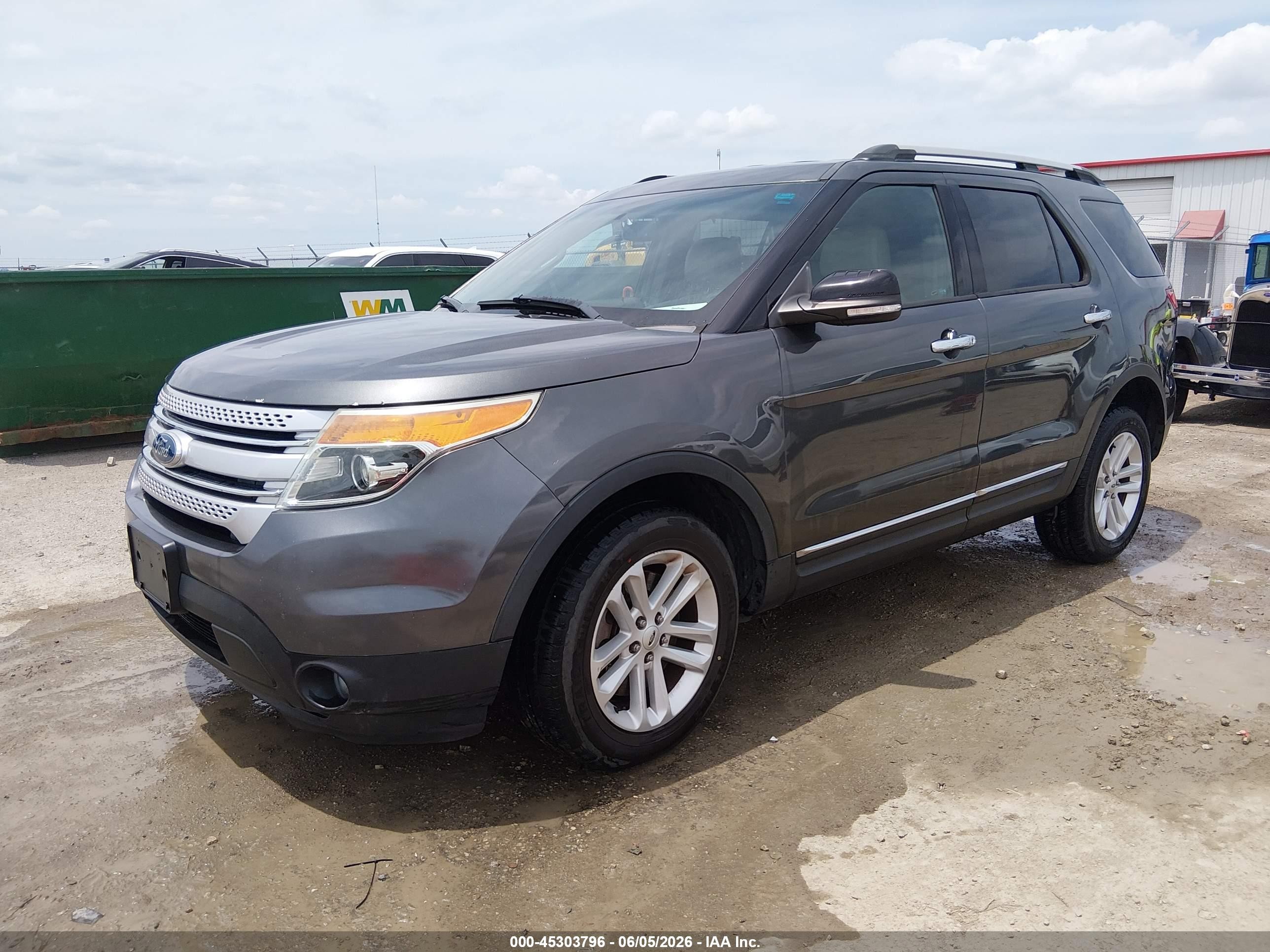 2015 Ford Explorer Xlt Gray vin: 1FM5K8D86FGB78439
