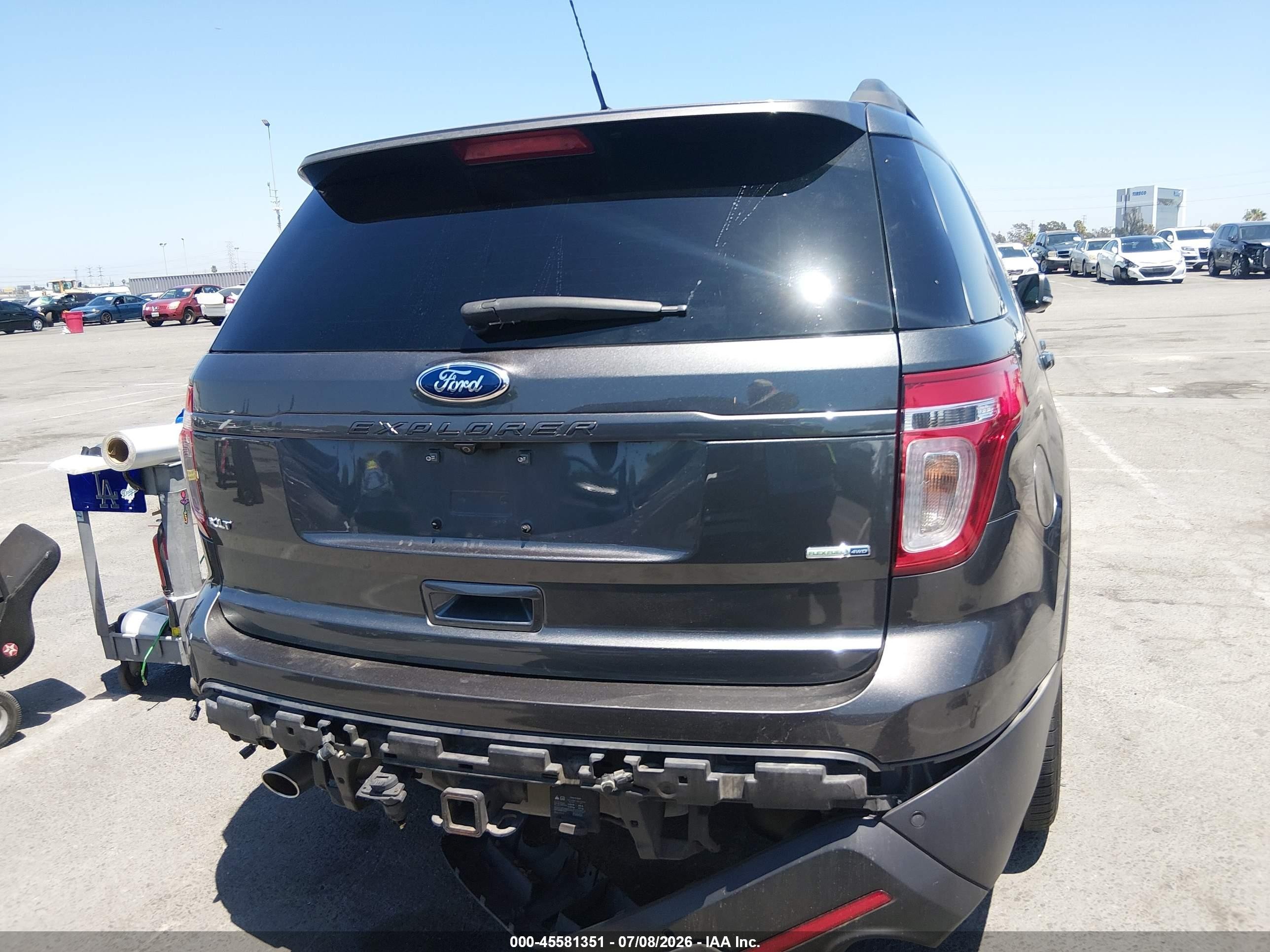 2015 Ford Explorer Xlt Gray vin: 1FM5K8D86FGC05347