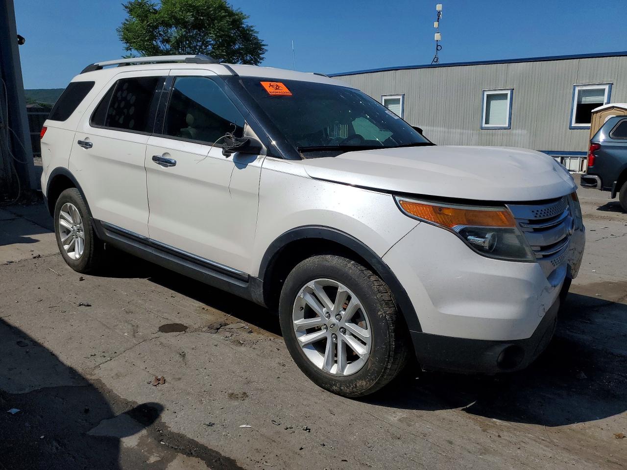 2015 Ford Explorer Xlt White vin: 1FM5K8D86FGC14128