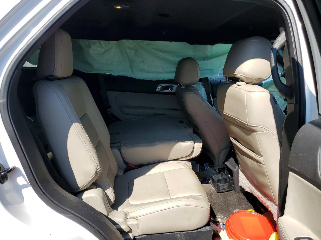2015 Ford Explorer Xlt White vin: 1FM5K8D86FGC14128