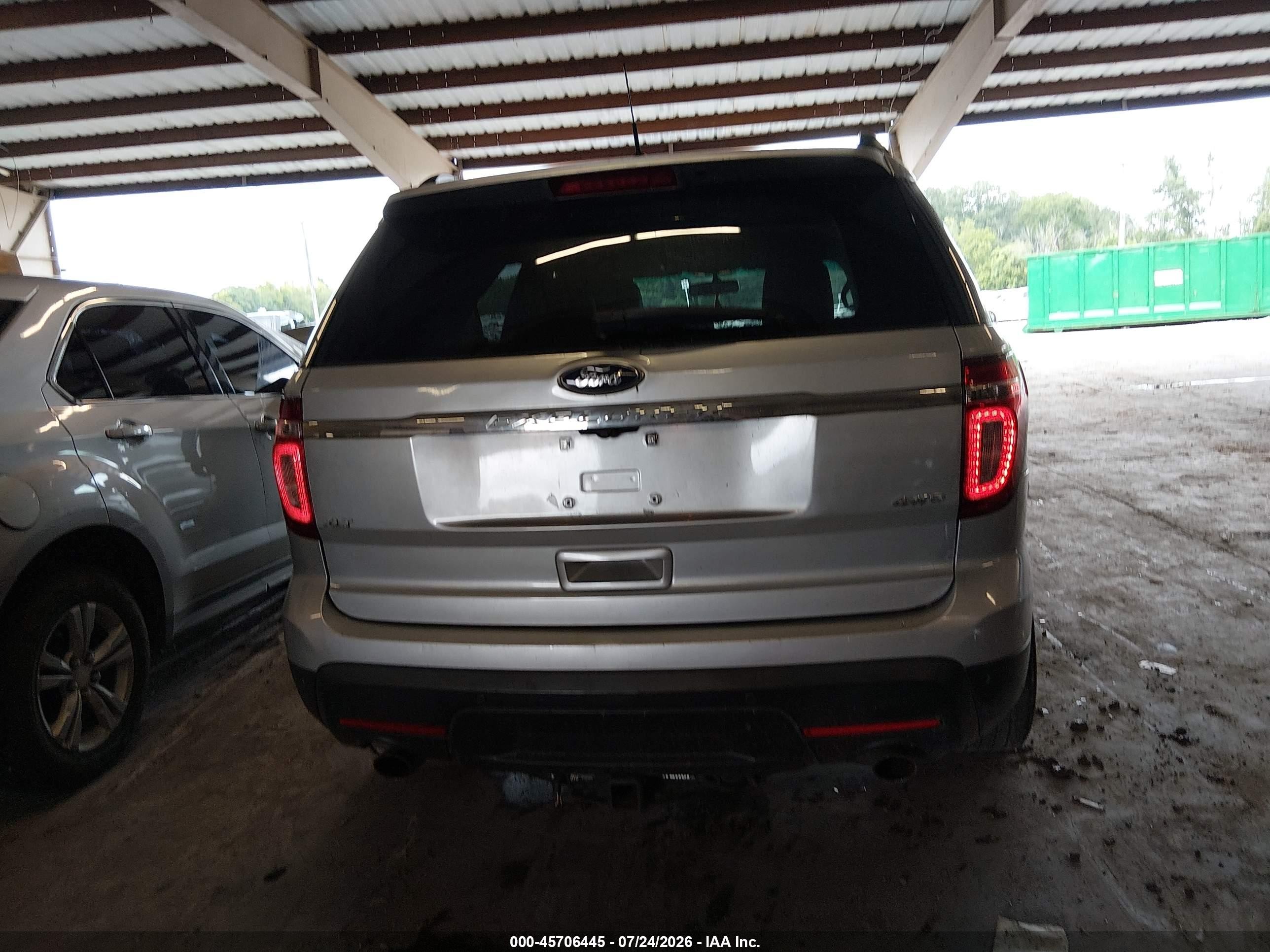 2015 Ford Explorer Xlt Silver vin: 1FM5K8D86FGC44536