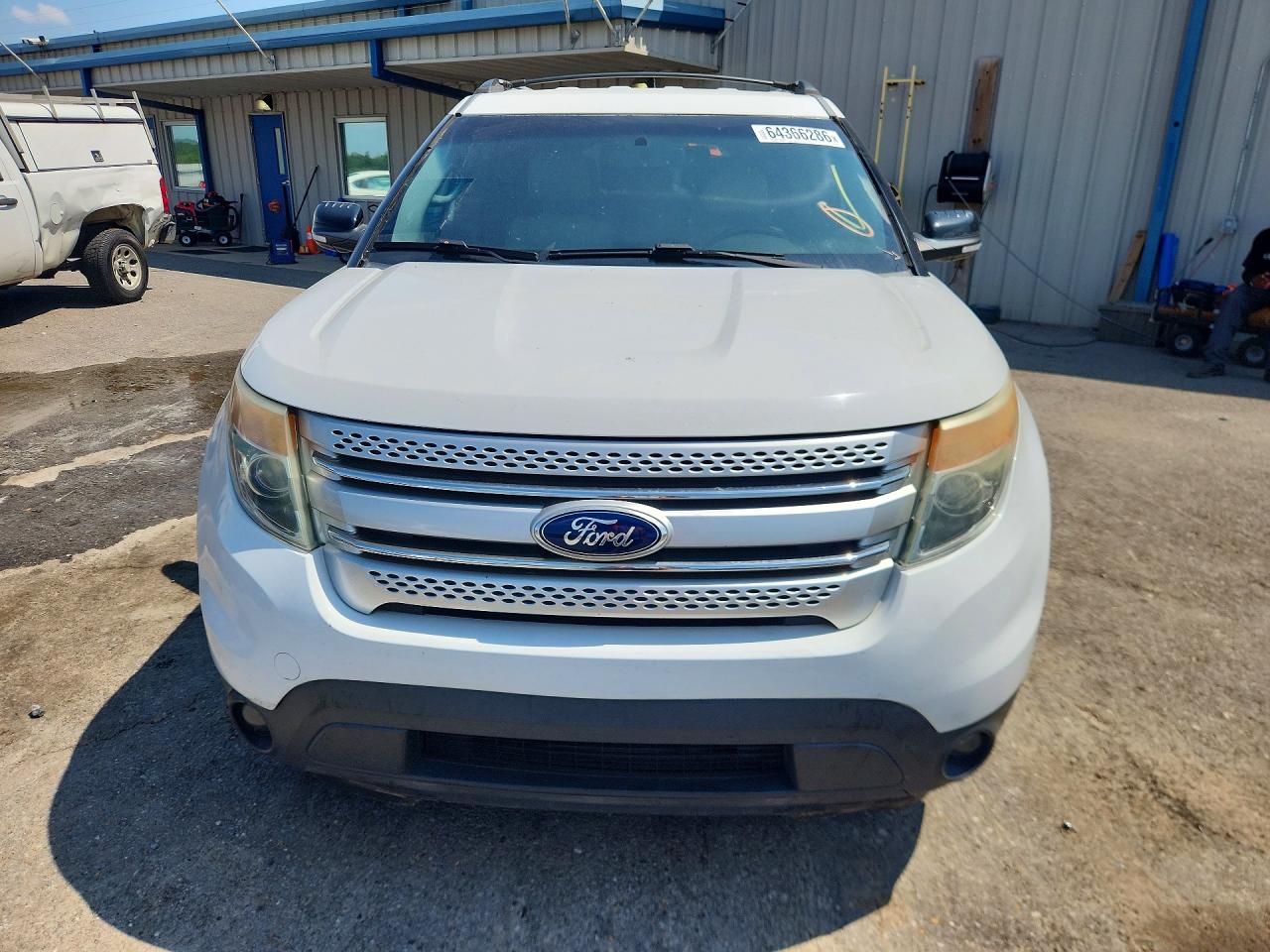 2015 Ford Explorer Xlt White vin: 1FM5K8D86FGC53494