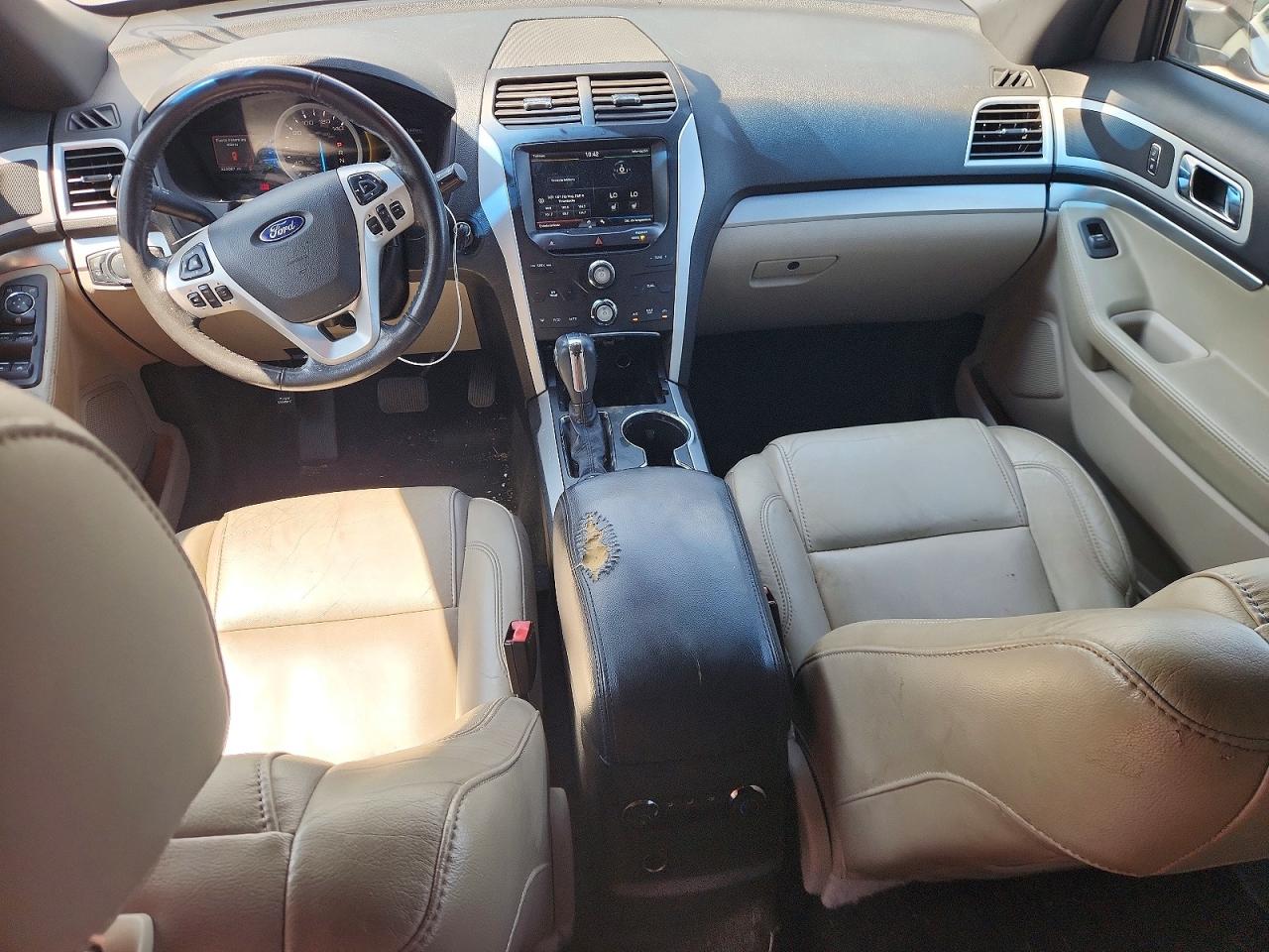 2015 Ford Explorer Xlt White vin: 1FM5K8D86FGC53494