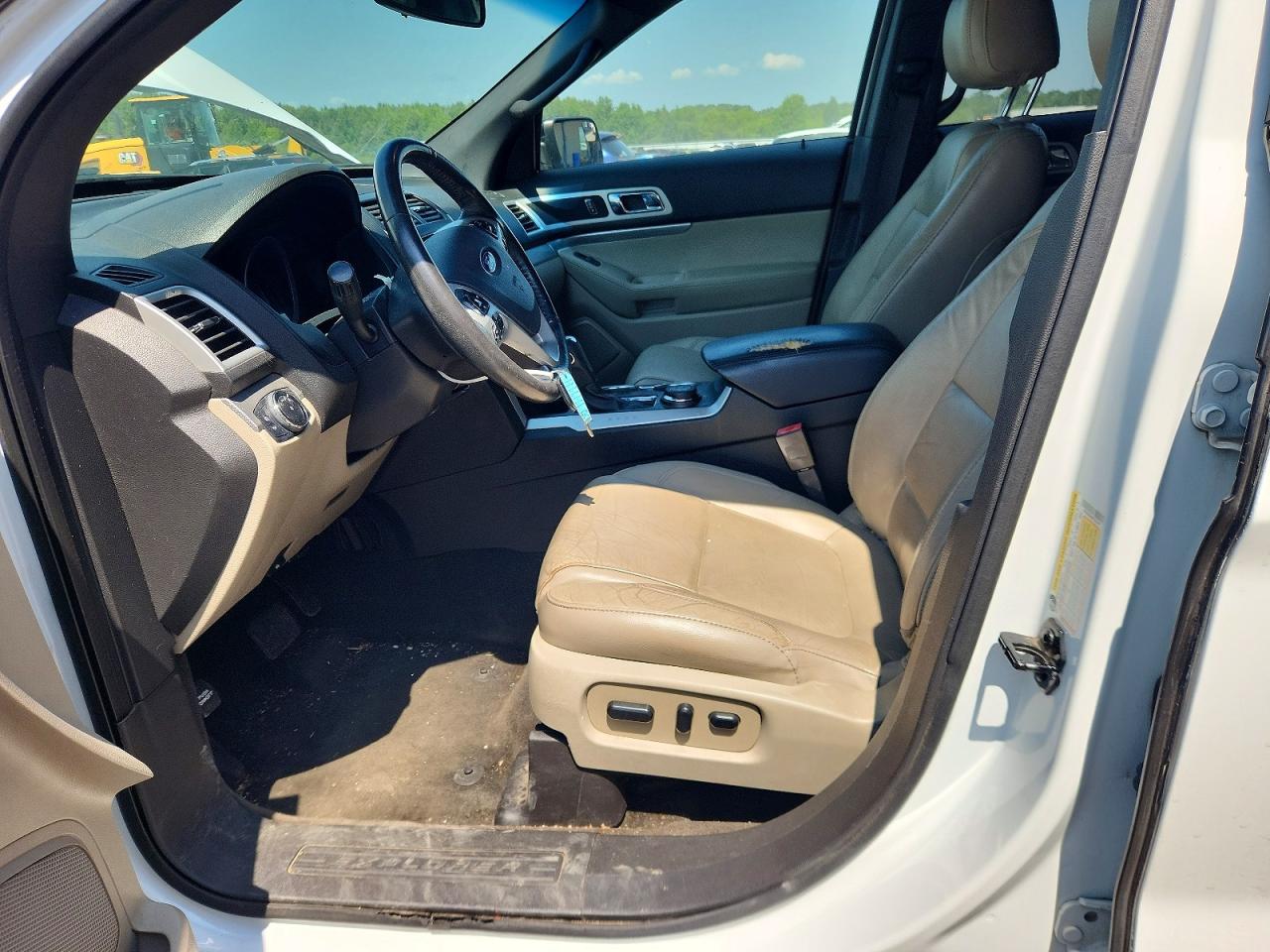 2015 Ford Explorer Xlt White vin: 1FM5K8D86FGC53494