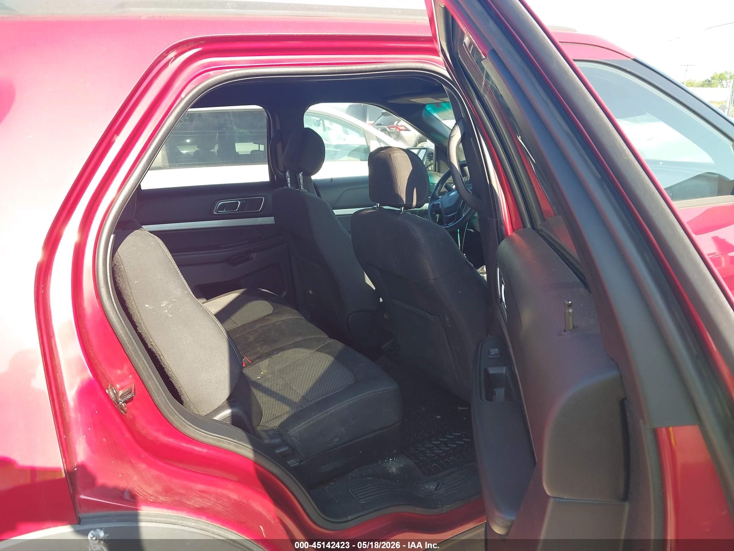2016 Ford Explorer Xlt Red vin: 1FM5K8D86GGC05835