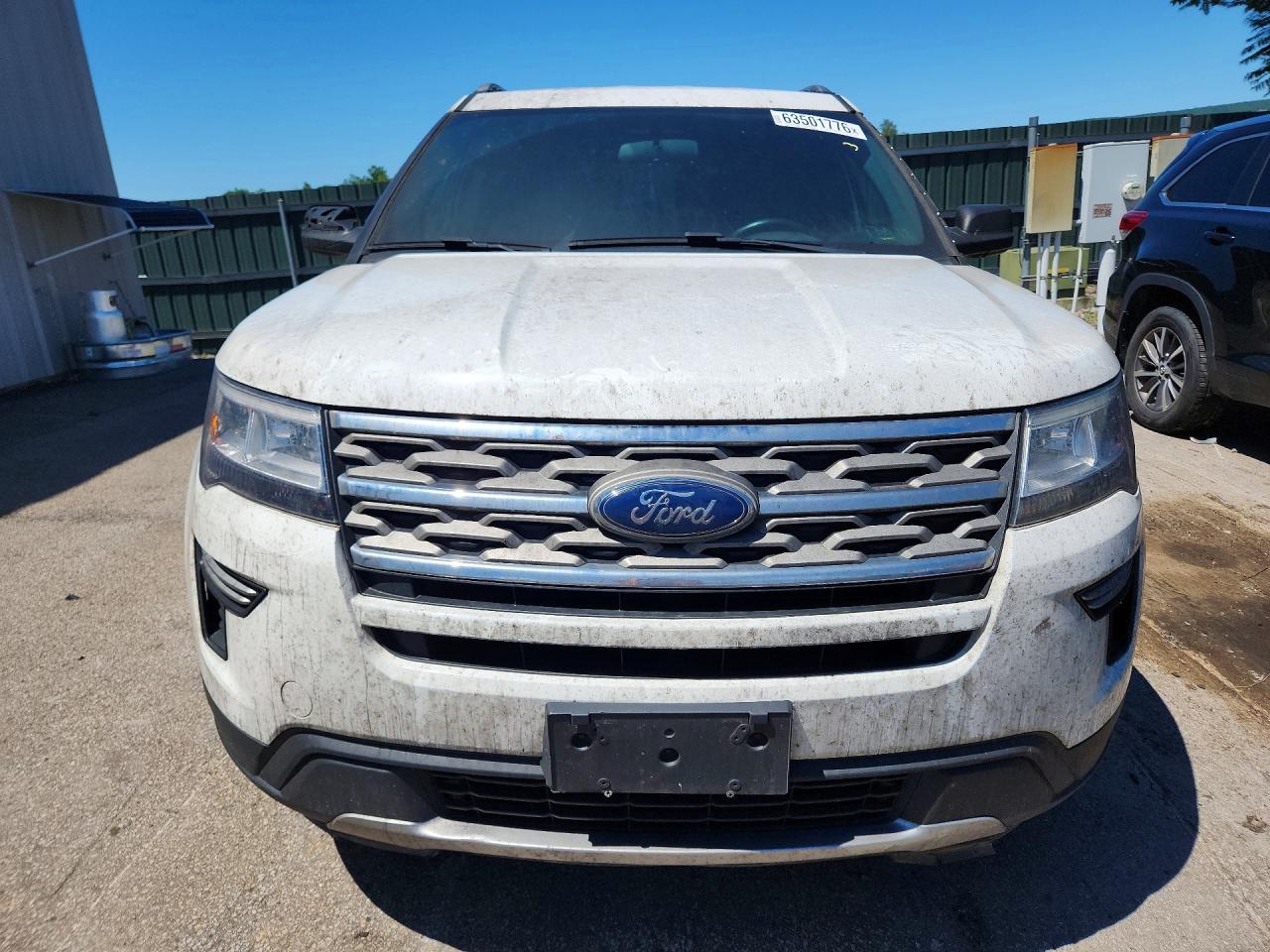2018 Ford Explorer Xlt White vin: 1FM5K8D86JGA17517