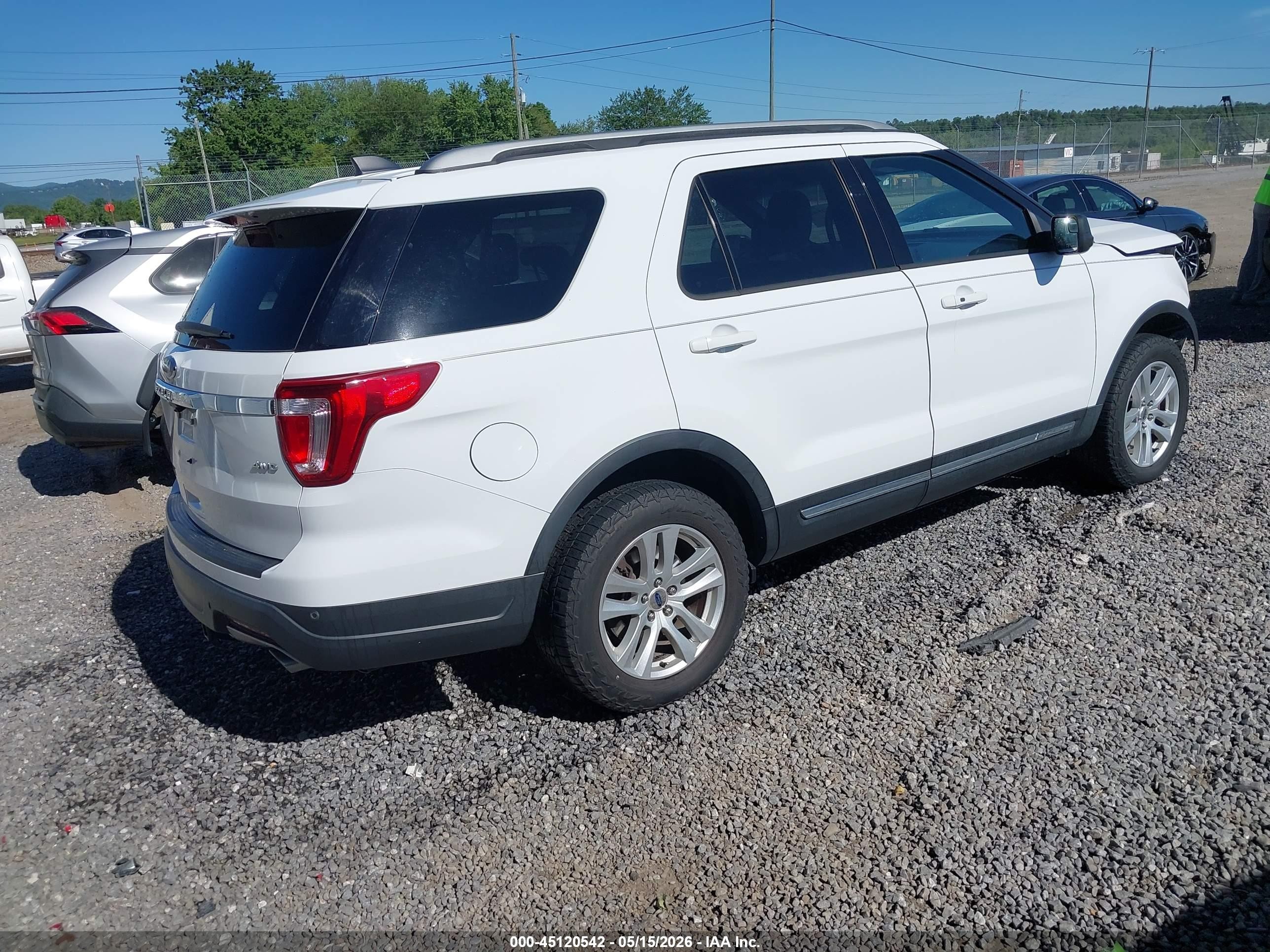 2018 Ford Explorer Xlt Белый vin: 1FM5K8D86JGA69603