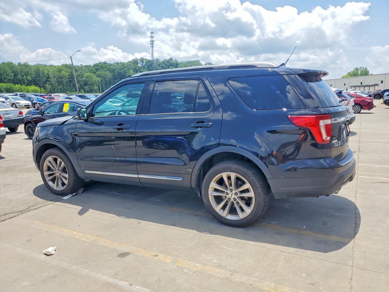 2018 Ford Explorer Xlt Black vin: 1FM5K8D86JGC83457