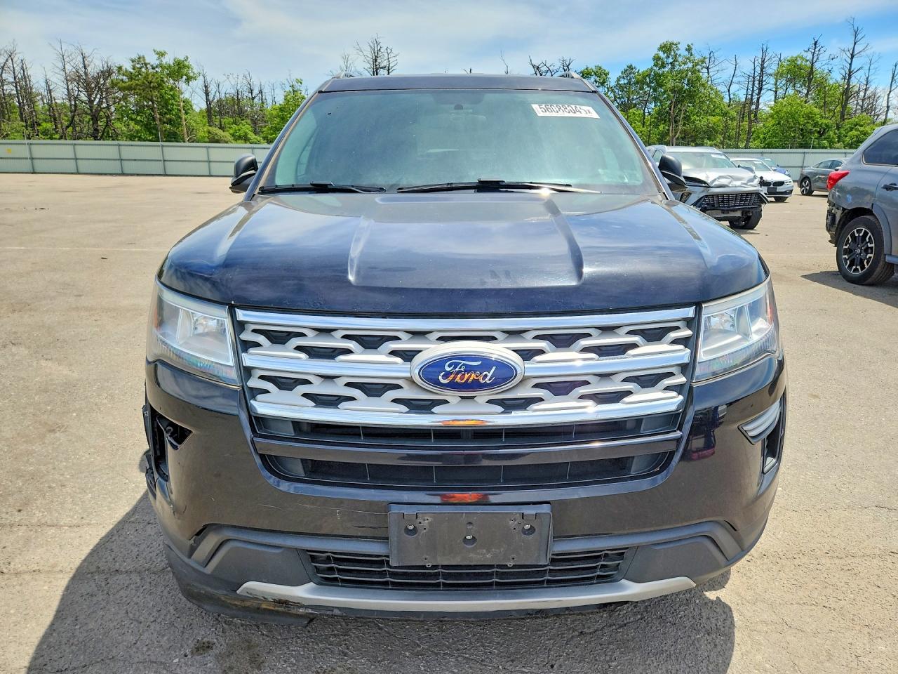 2019 Ford Explorer Xlt Черный vin: 1FM5K8D86KGA94471