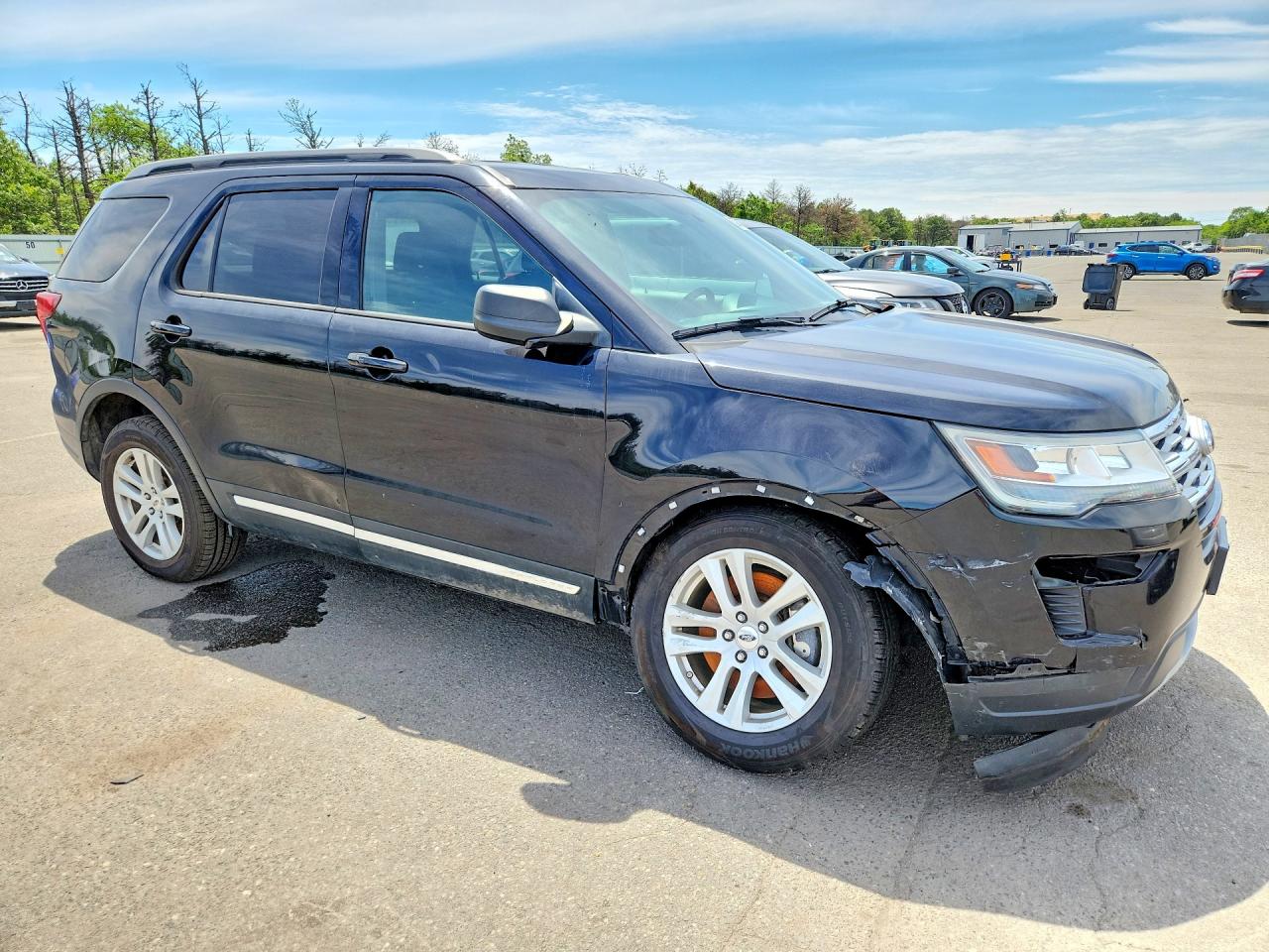 2019 Ford Explorer Xlt Черный vin: 1FM5K8D86KGA94471