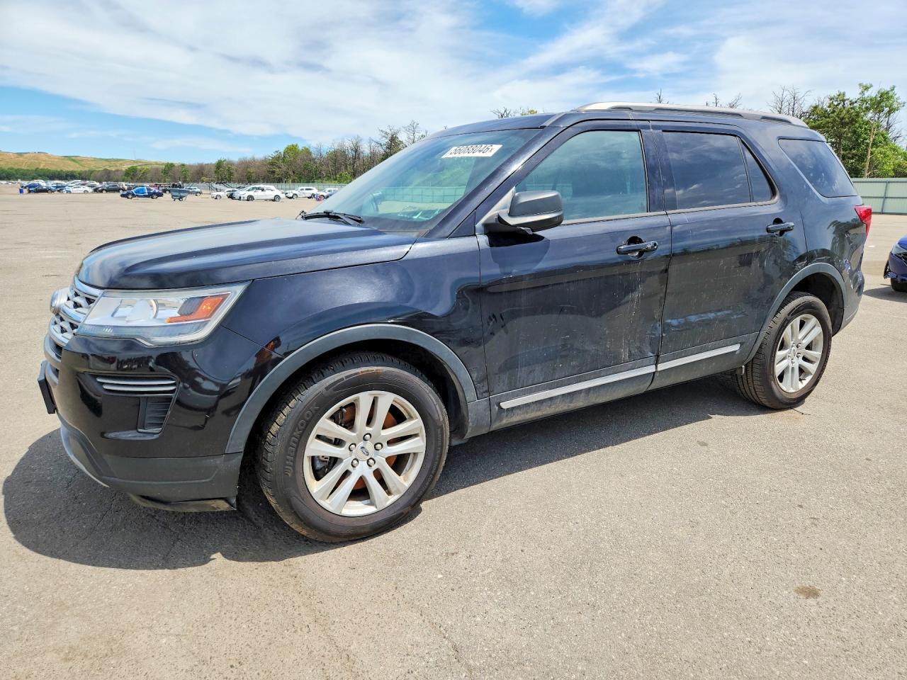 2019 Ford Explorer Xlt Черный vin: 1FM5K8D86KGA94471