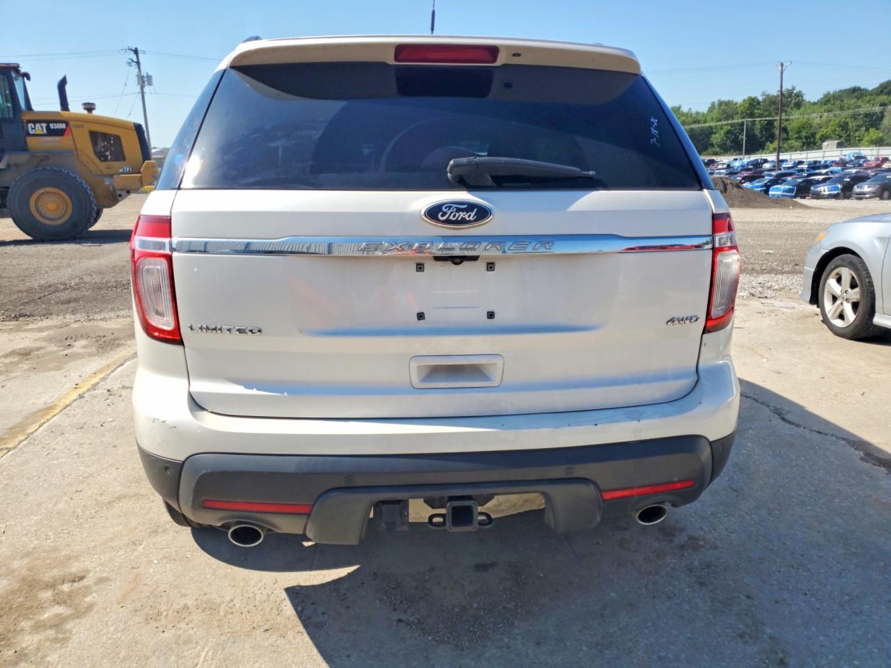 2013 Ford Explorer Xlt White vin: 1FM5K8D87DGA20818