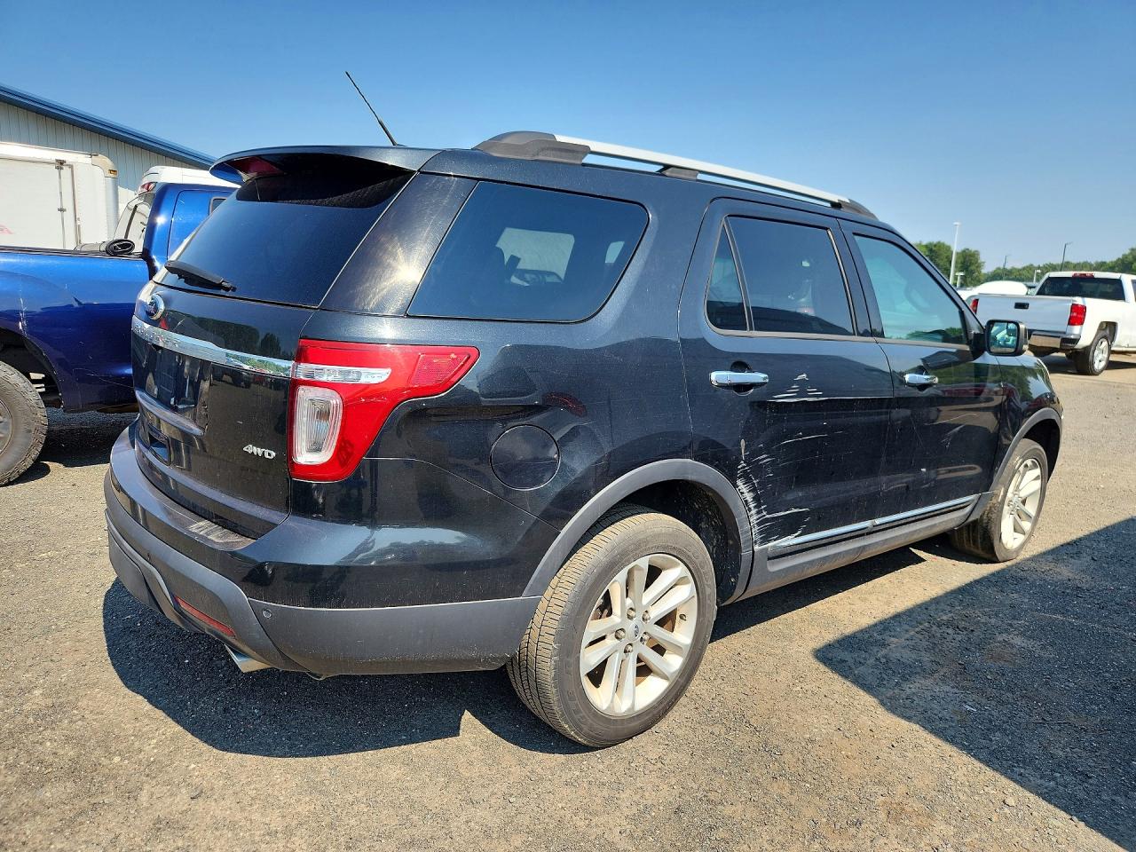 2013 Ford Explorer Xlt Black vin: 1FM5K8D87DGA51230