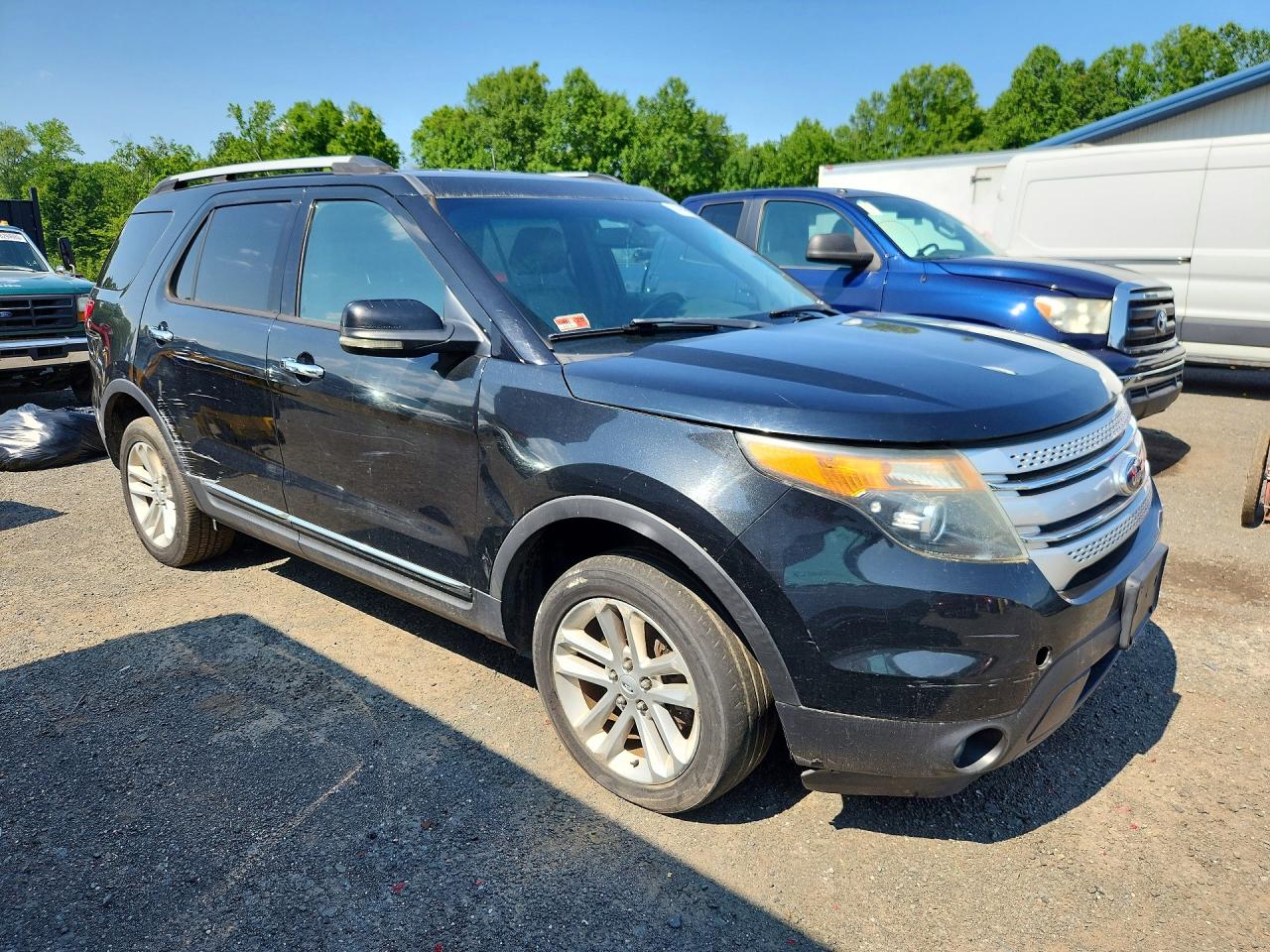 2013 Ford Explorer Xlt Black vin: 1FM5K8D87DGA51230