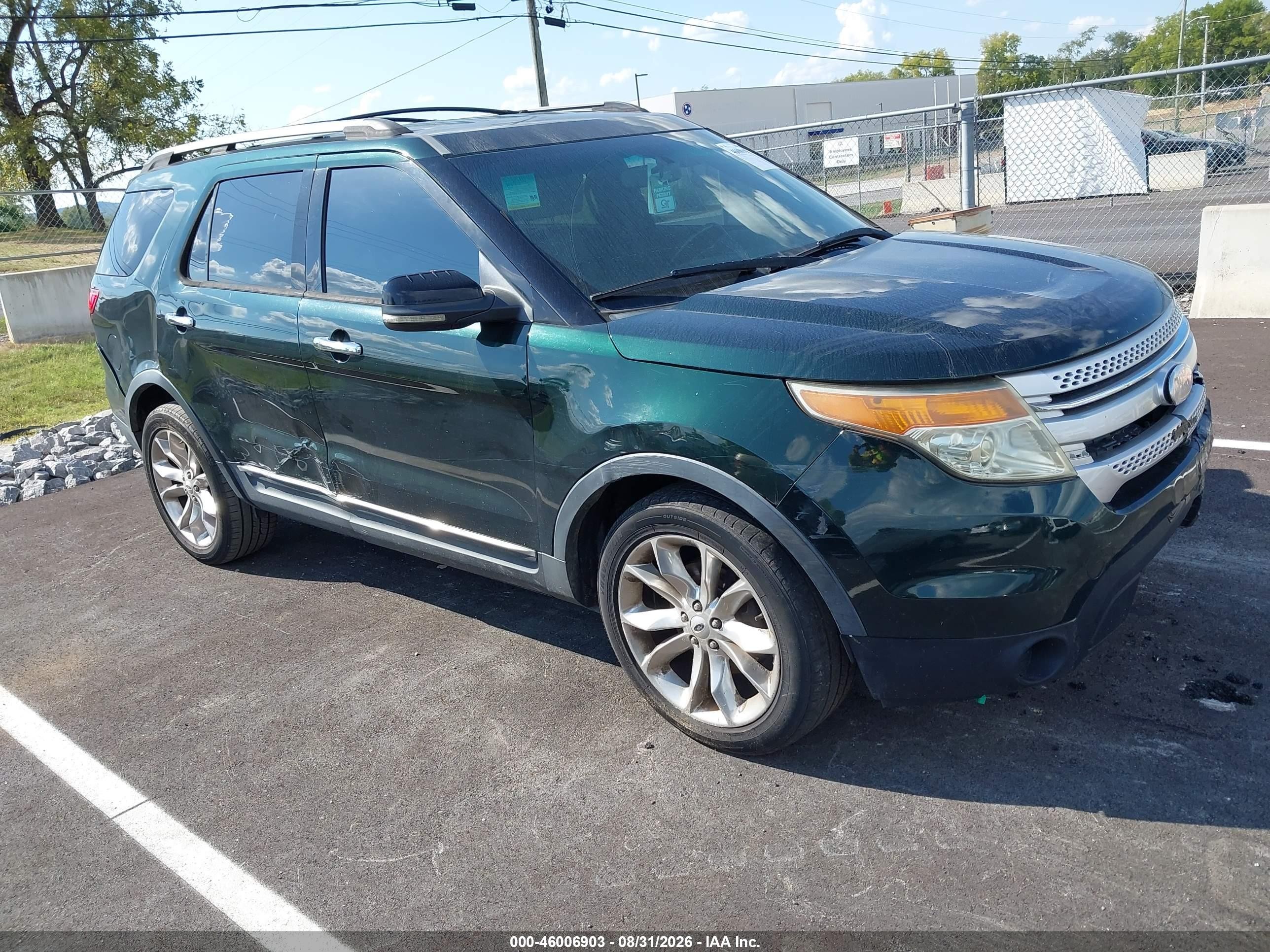 2013 Ford Explorer Xlt Blue vin: 1FM5K8D87DGA92571