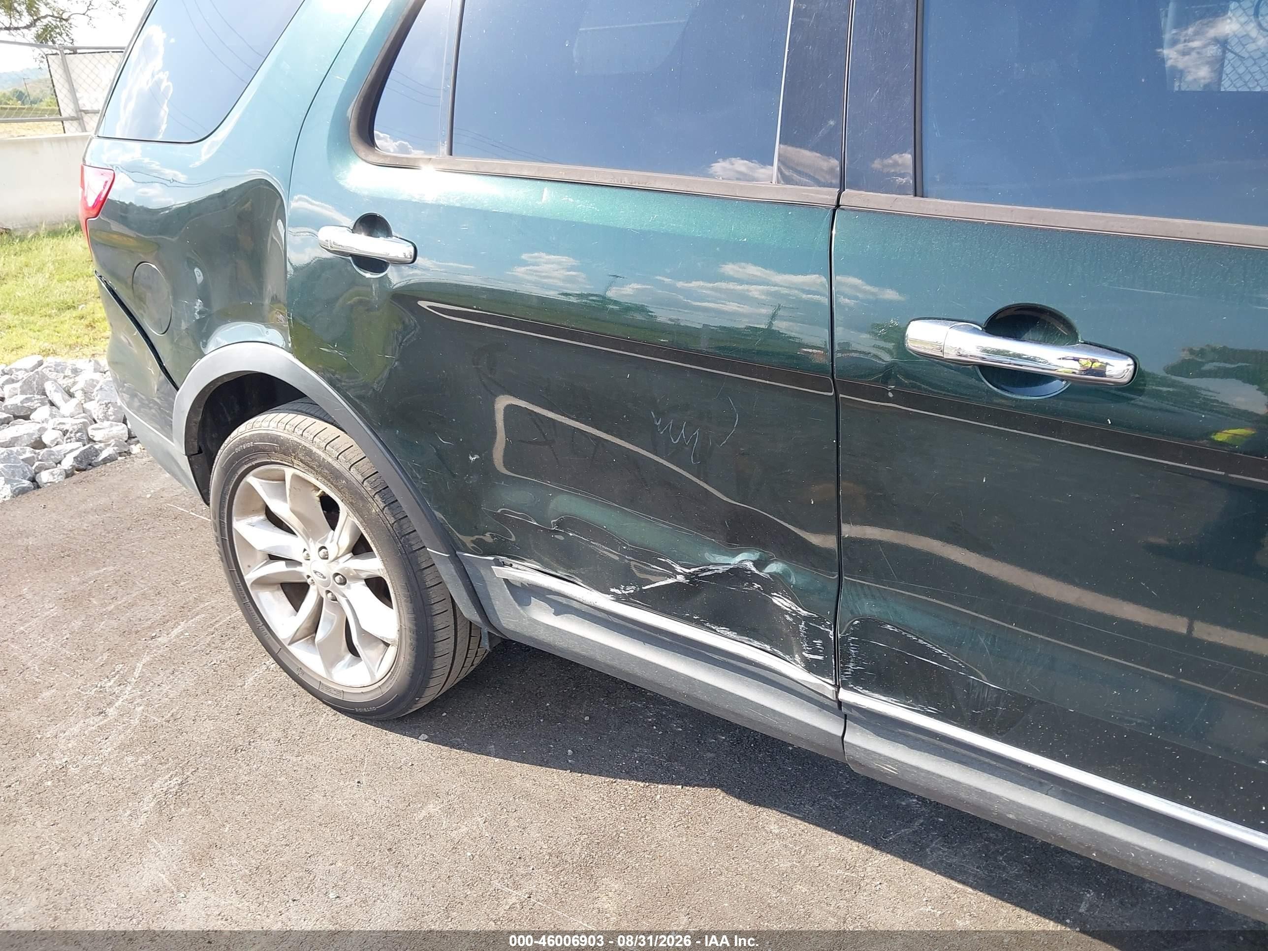 2013 Ford Explorer Xlt Blue vin: 1FM5K8D87DGA92571
