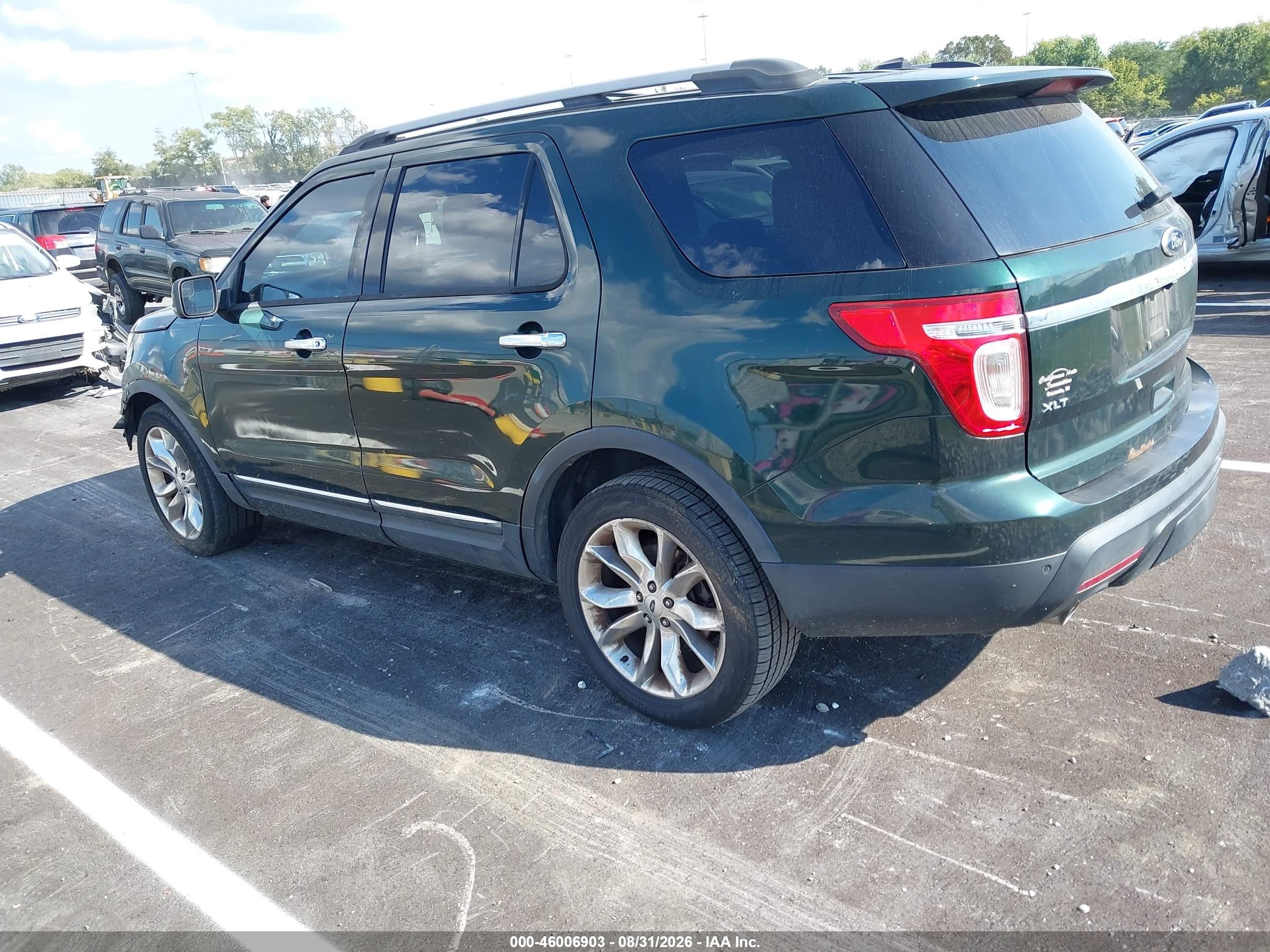 2013 Ford Explorer Xlt Blue vin: 1FM5K8D87DGA92571
