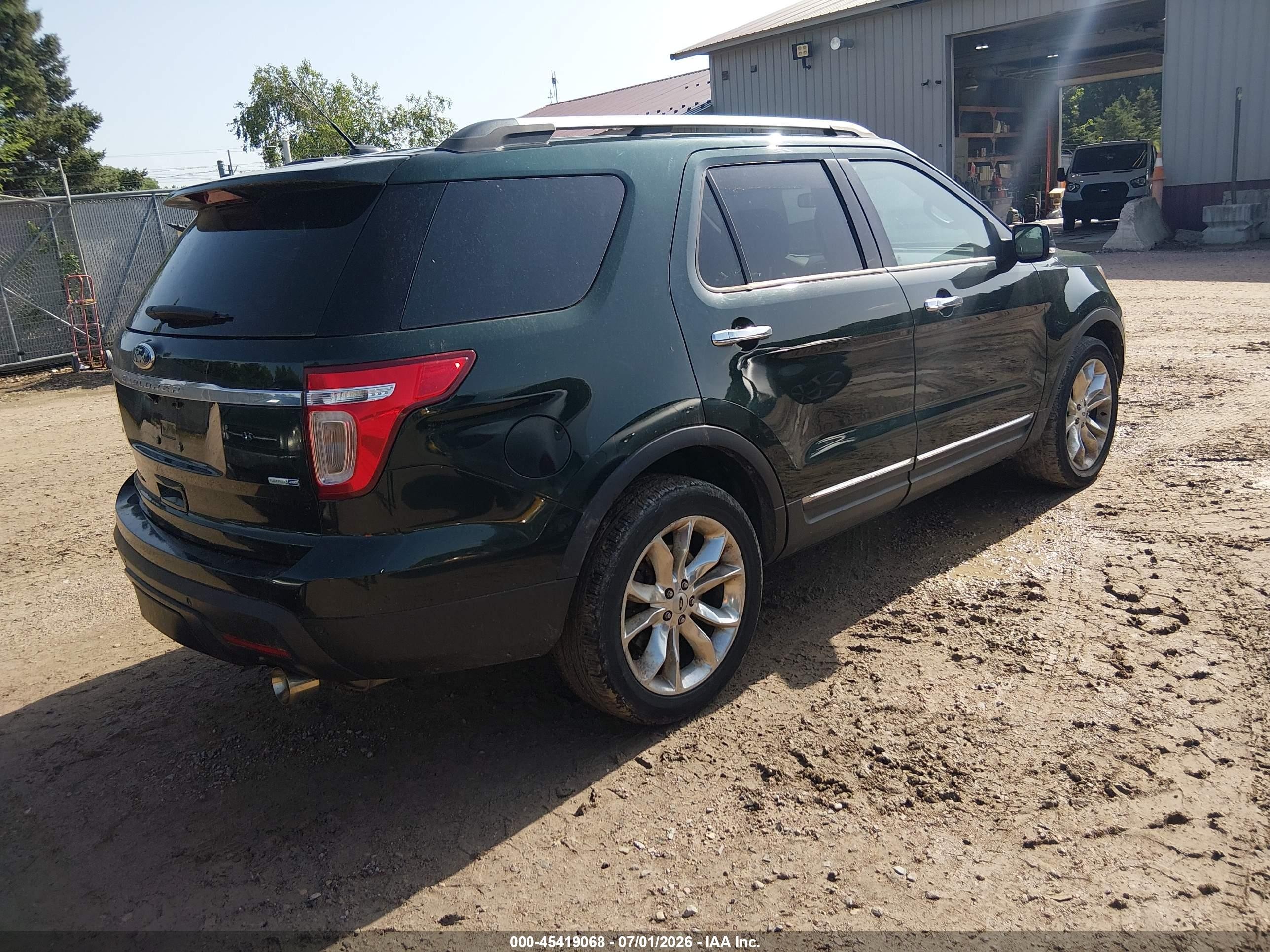 2013 Ford Explorer Xlt Зеленый vin: 1FM5K8D87DGC14071